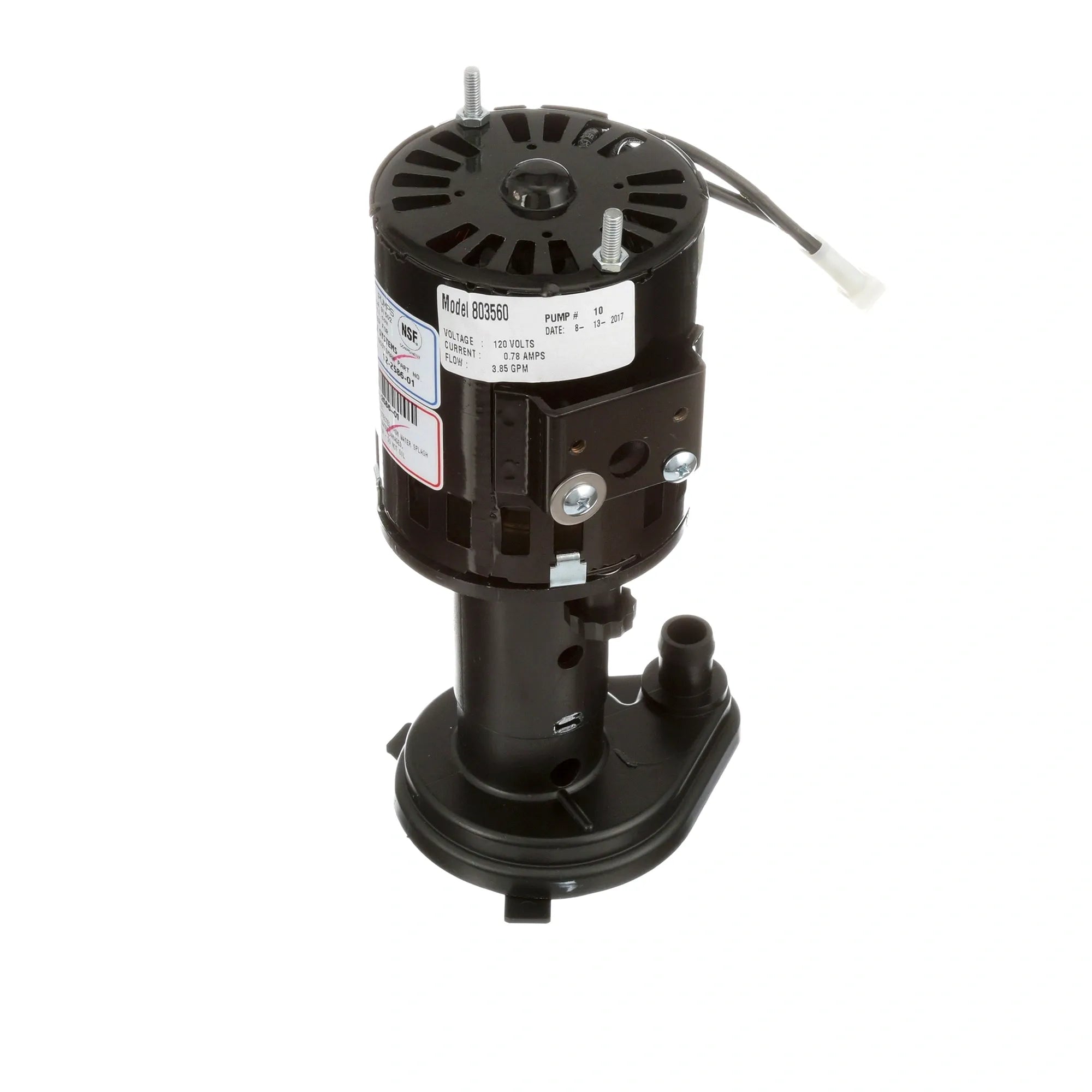 12-2586-21 Scotsman - High-Performance Pump Motor Assembly alternate view 5