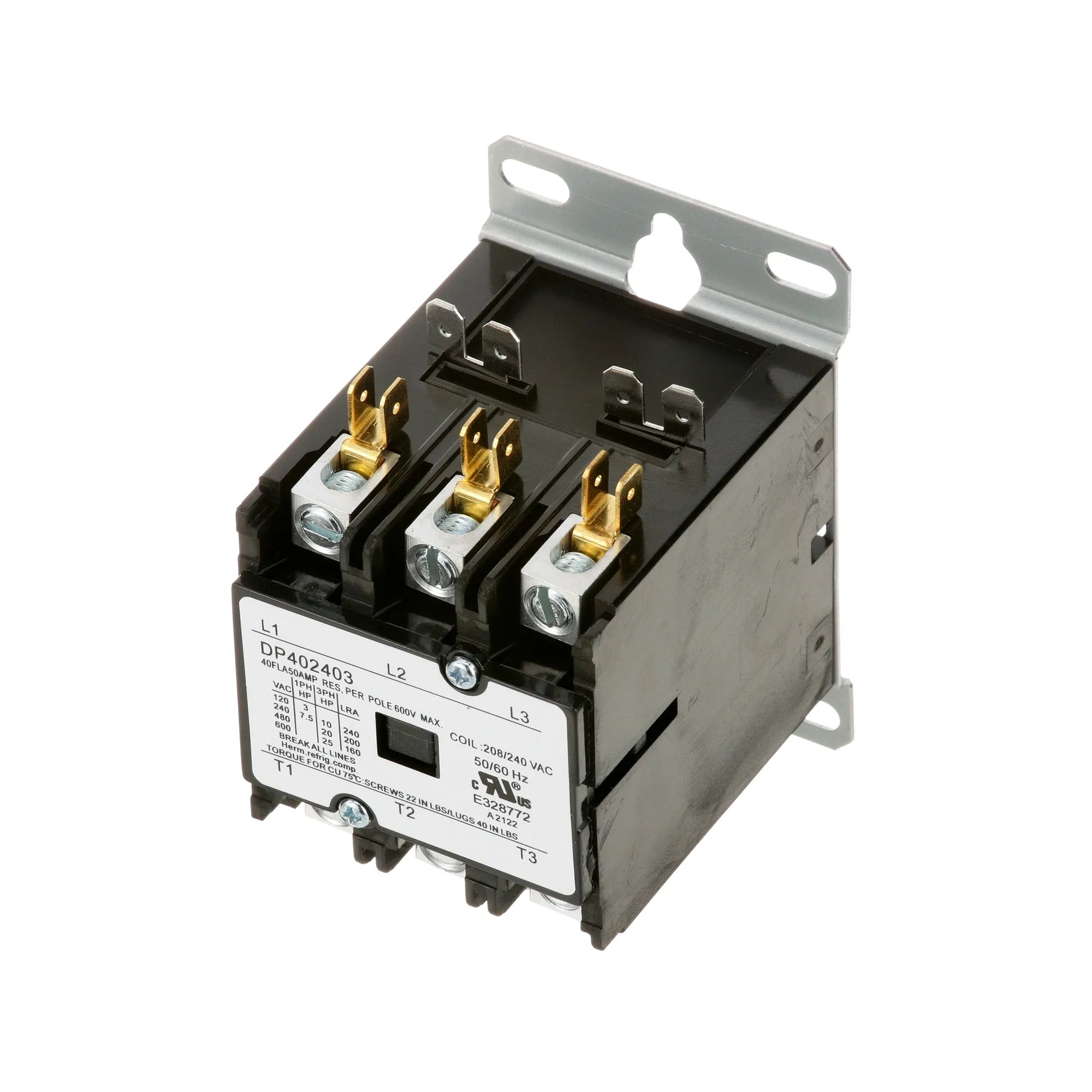 10-5466 Market Forge - 3 Pole Contactor 40 Amp 240V alternate view 3