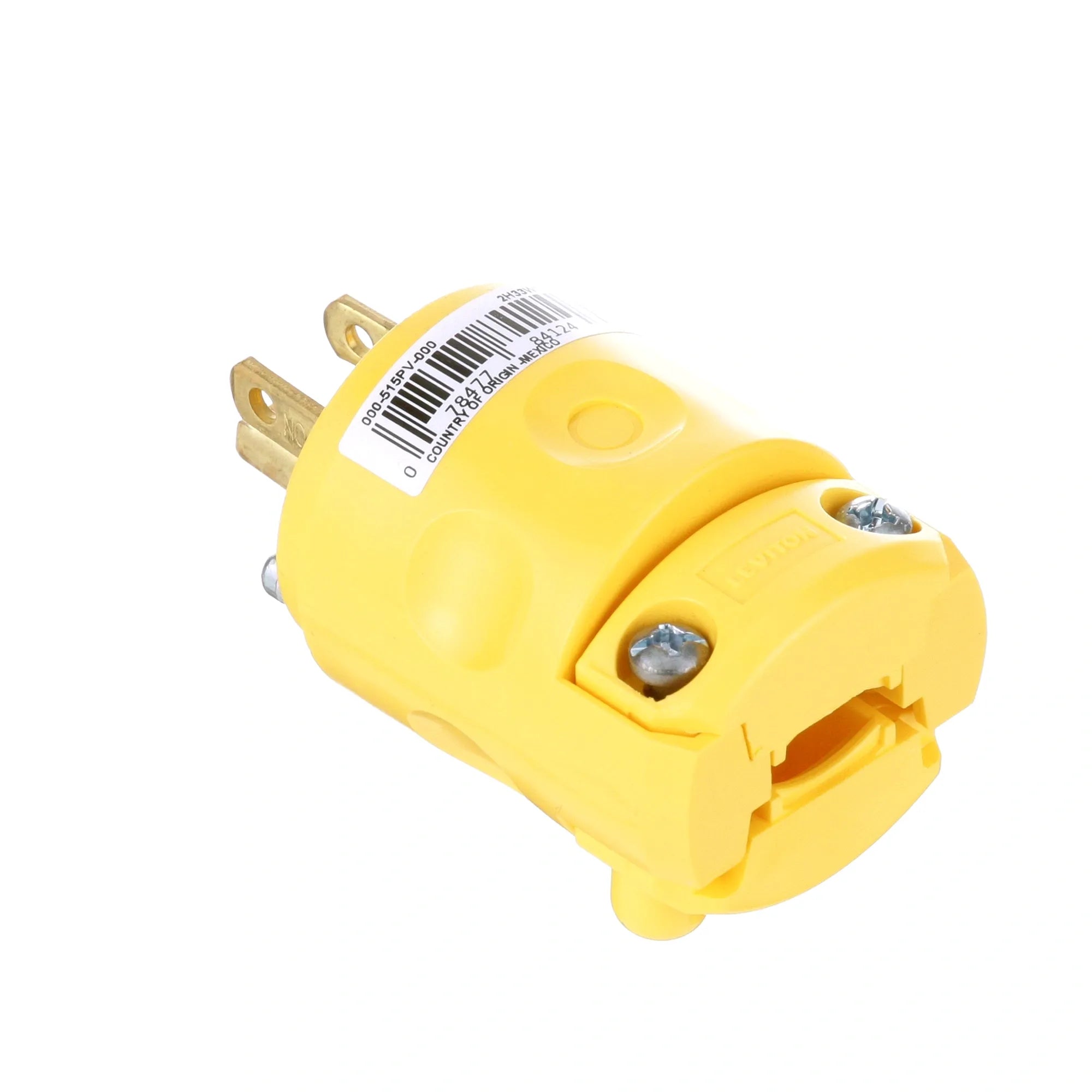 2531203 B2BFSI - Durable Yellow 120V 15A Male Plug alternate view 4