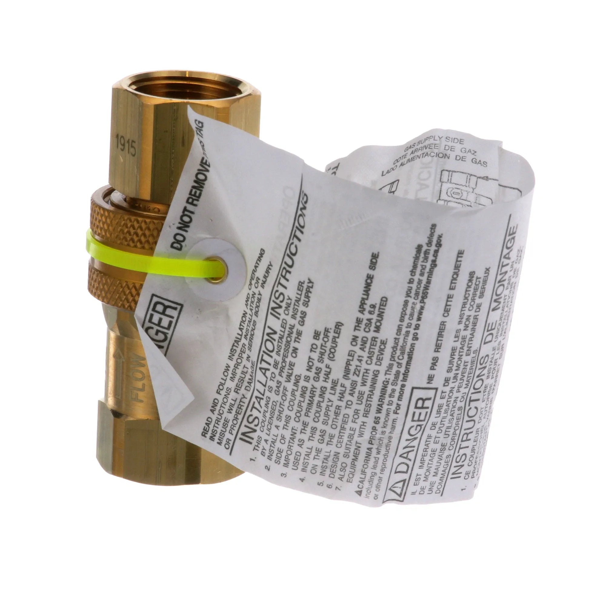 9124-B Nieco - Quick Disconnect Device for Gas Lines alternate view 2