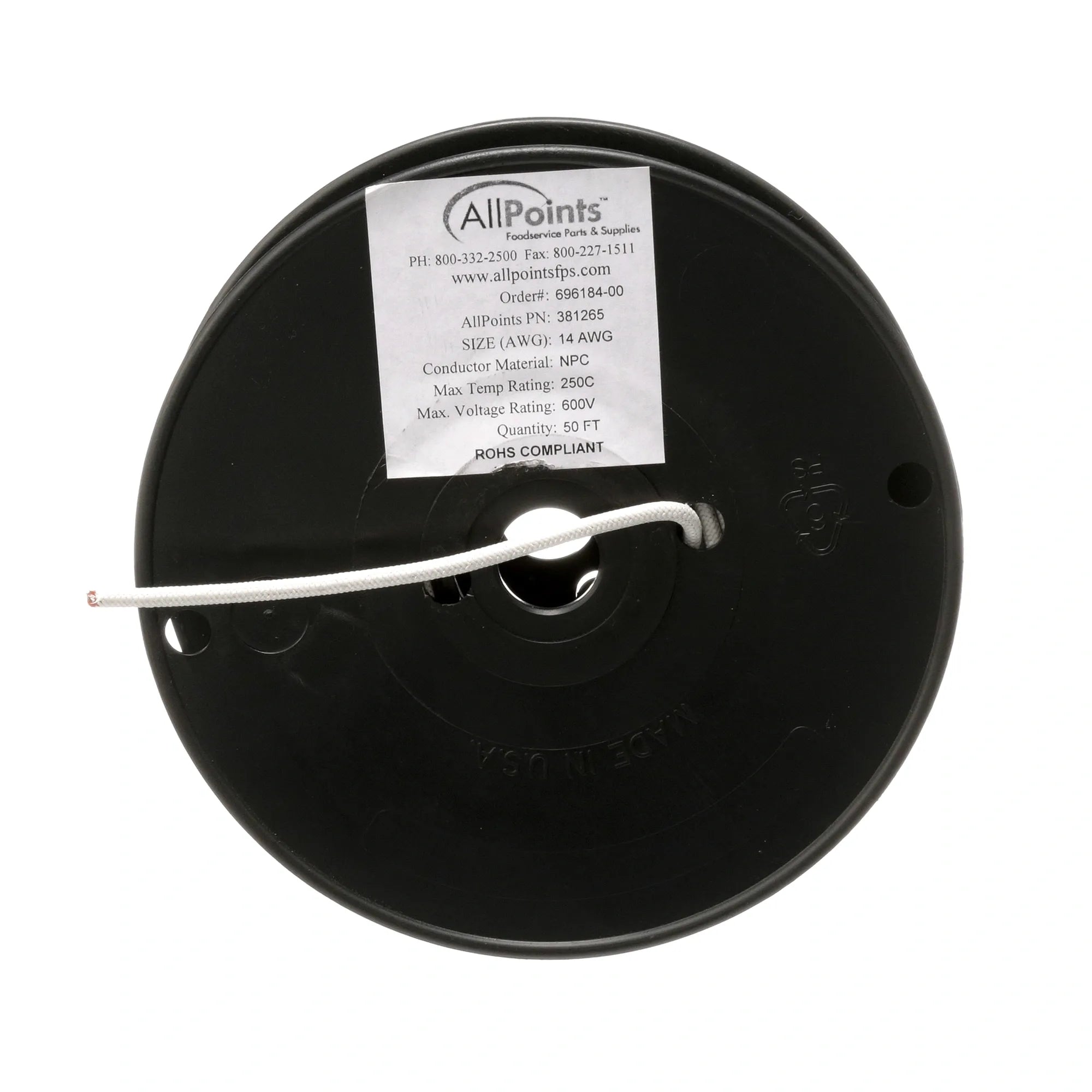 381265 B2BFSI - High Temp Wire #14 SRGN (50 ft Roll) alternate view 2