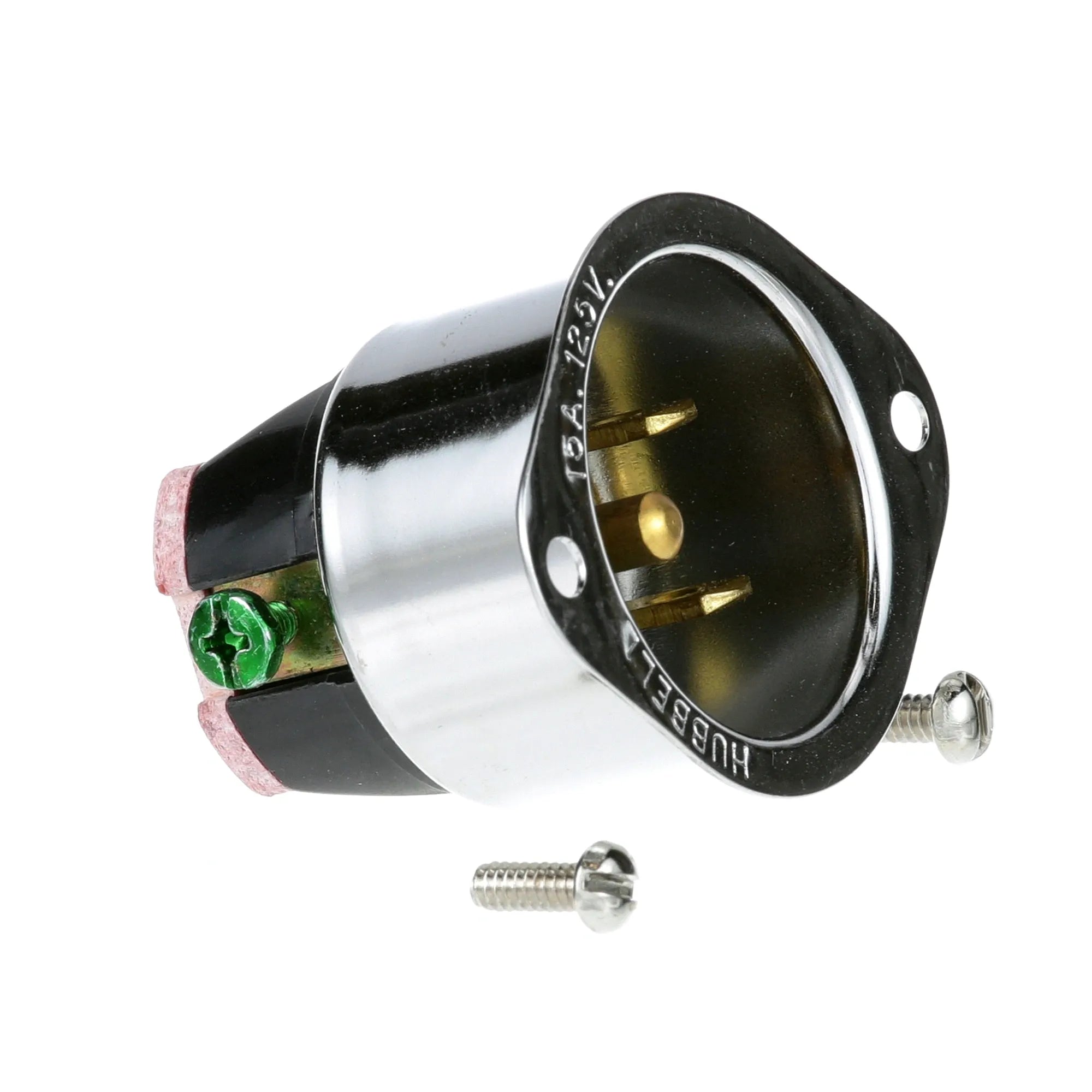 2139-2 Duke - Flanged Inlet 5-15p Plug for Warmers alternate view 5