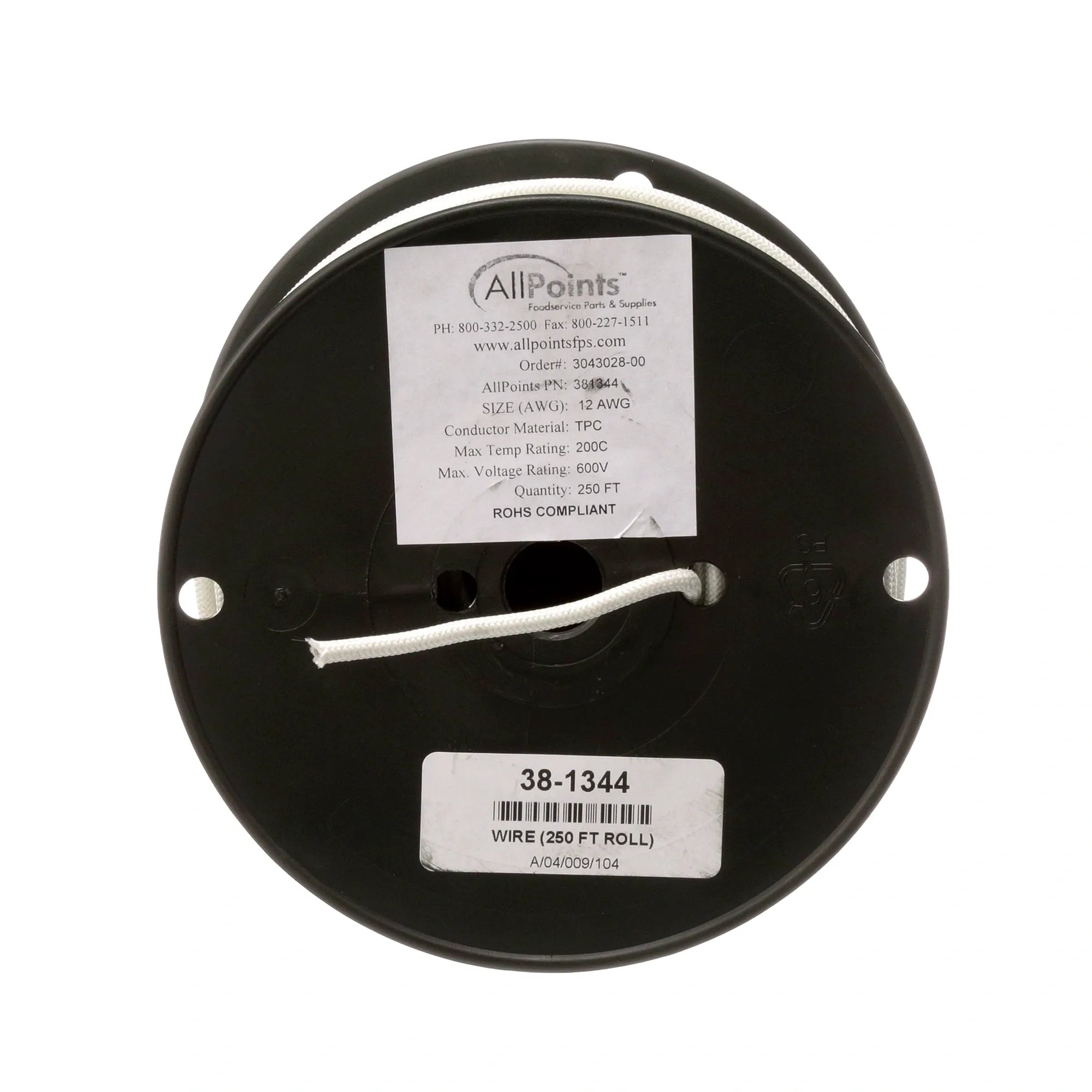 381344 B2BFSI - High Temp #12 Wire 250 ft Roll alternate view 2
