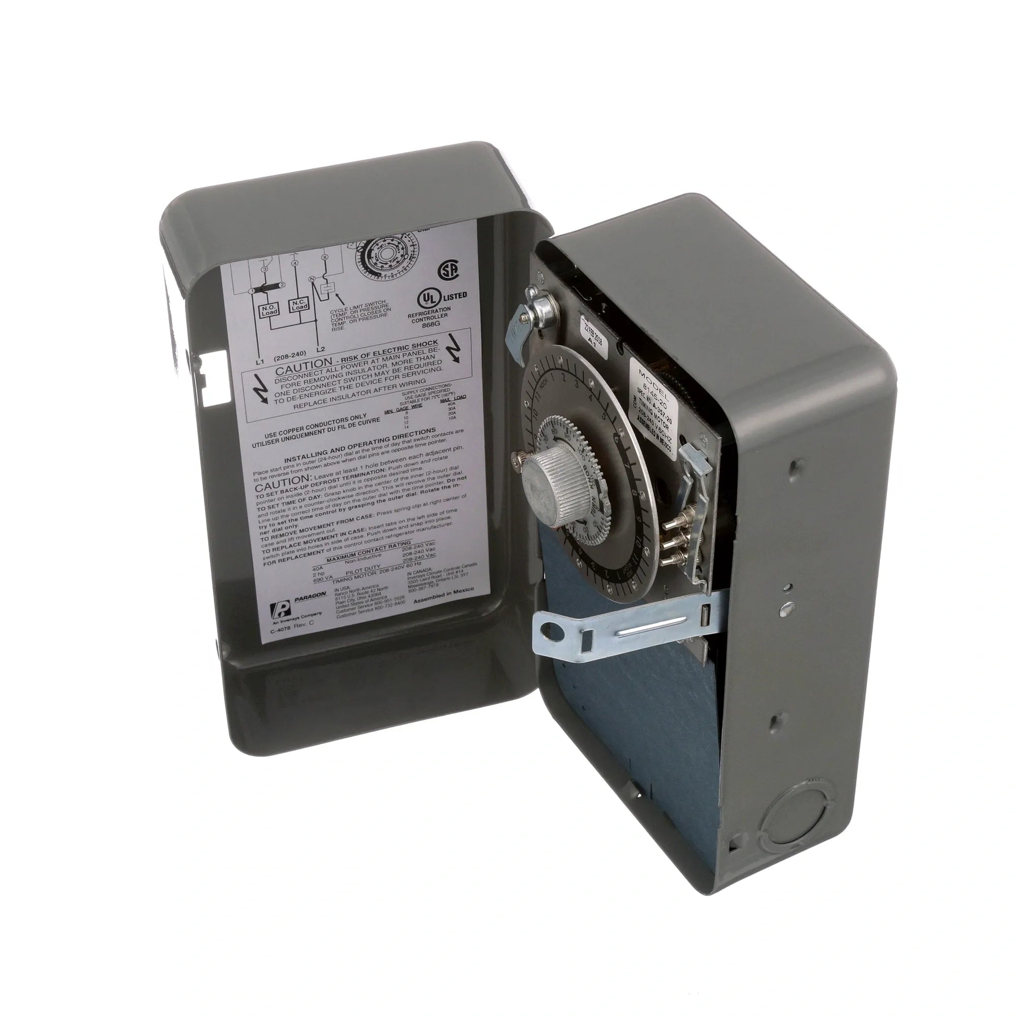 324-12768-00 Traulsen - Reliable Defrost Control Timer alternate view 3