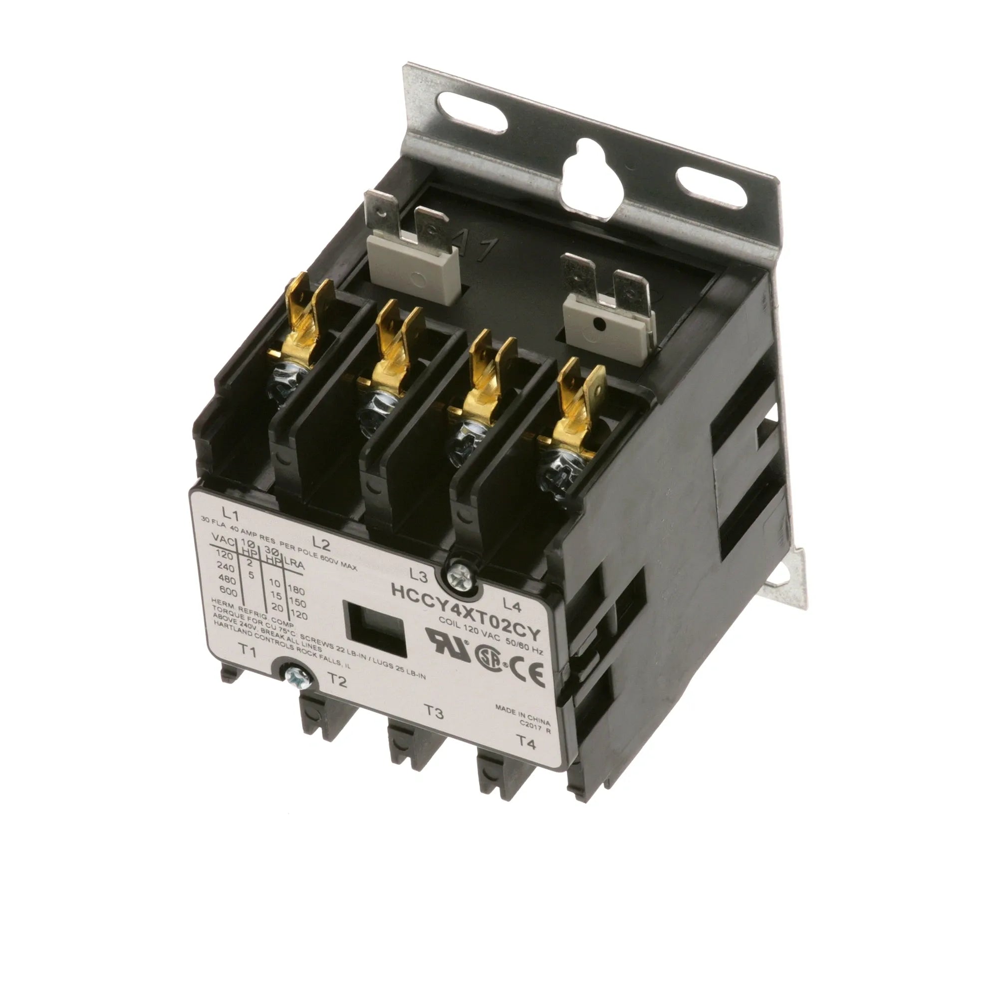 346466-12 Hobart - 4 Pole Contactor 30/40A 120V alternate view 3