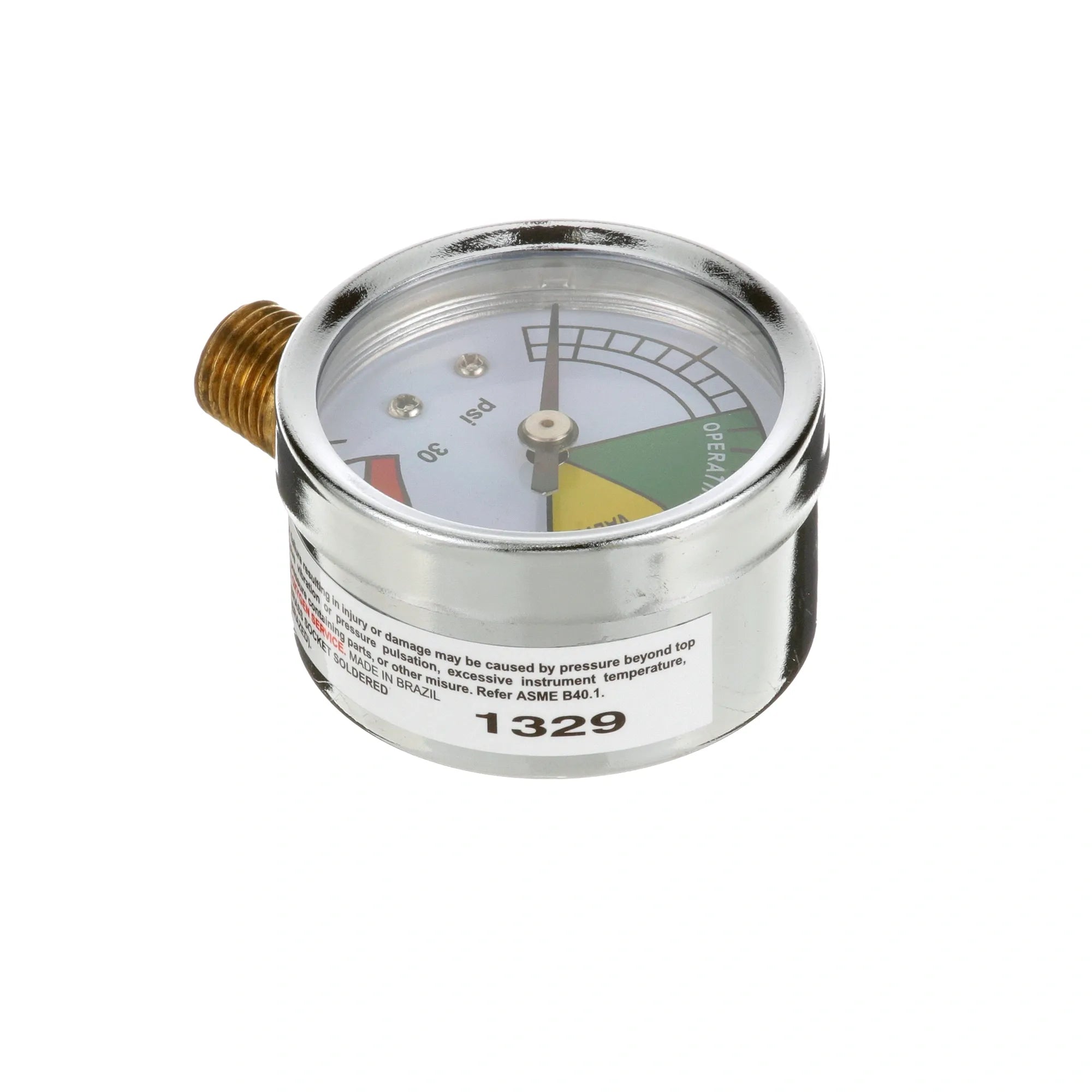 G0064 BKI - Pressure Gauge for Fryers (0 to 30 PSI) alternate view 4