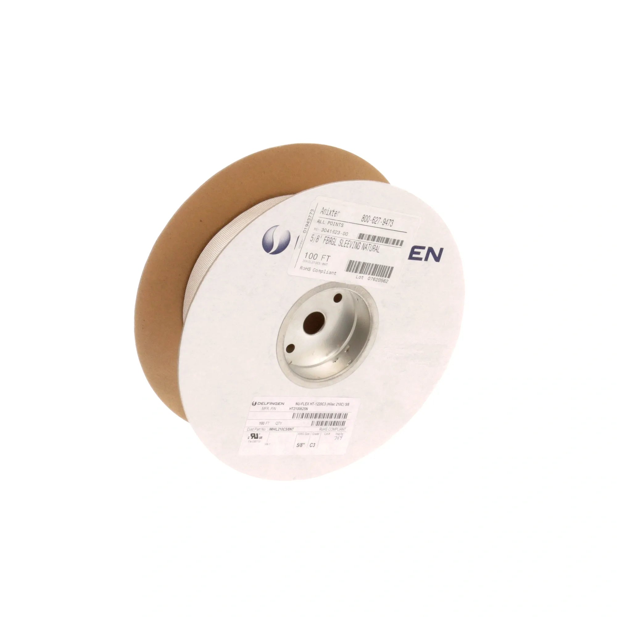 851160 B2BFSI - High Temp Fiberglass Sleeve 100ft alternate view 4