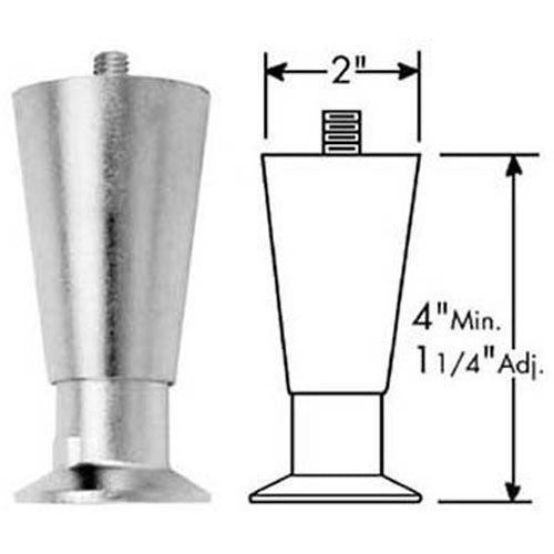 A70-2020 Component Hardware - Adjustable Flanged Leg