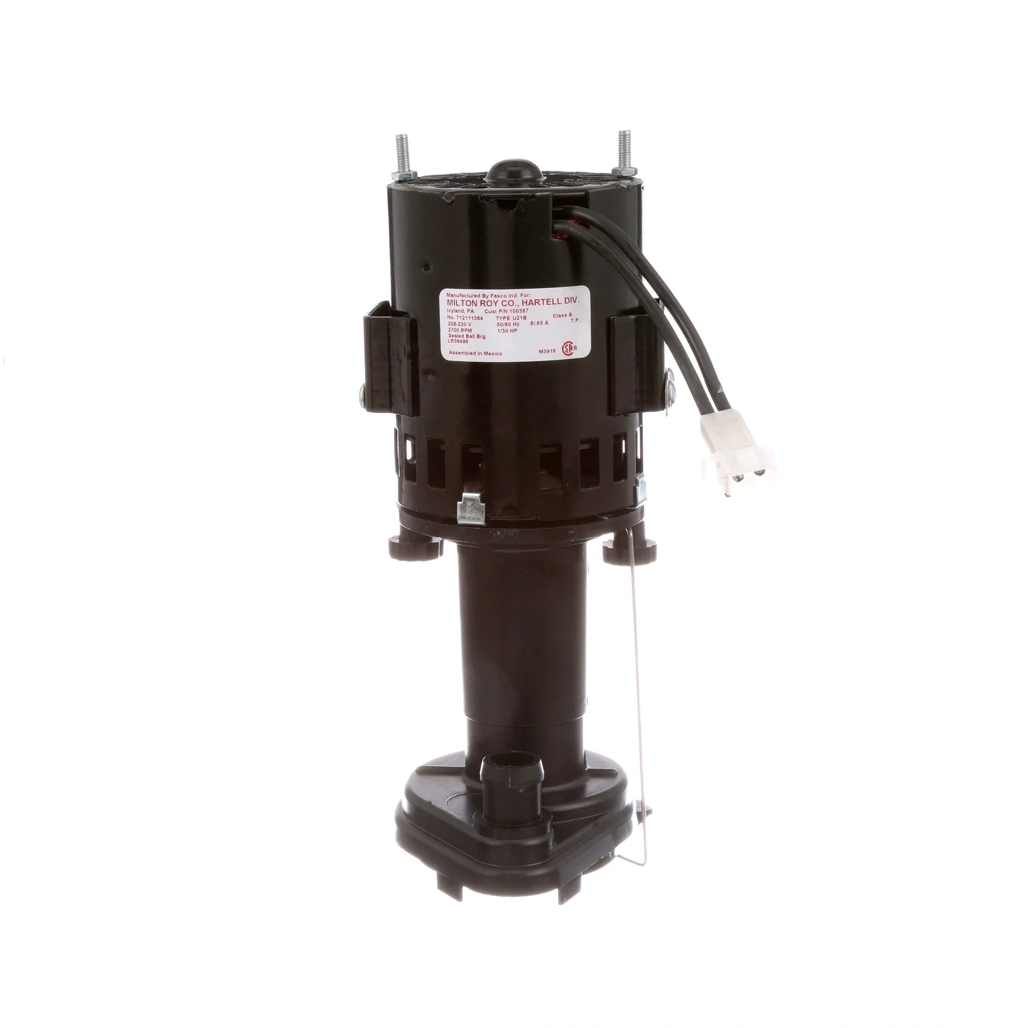 12-2586-03 Scotsman - Water Pump Motor Assembly 240V alternate view 1
