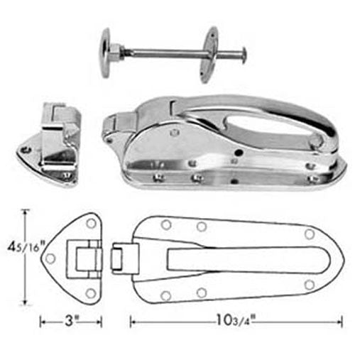 101S Premco - Durable Aluminum Latch Assembly