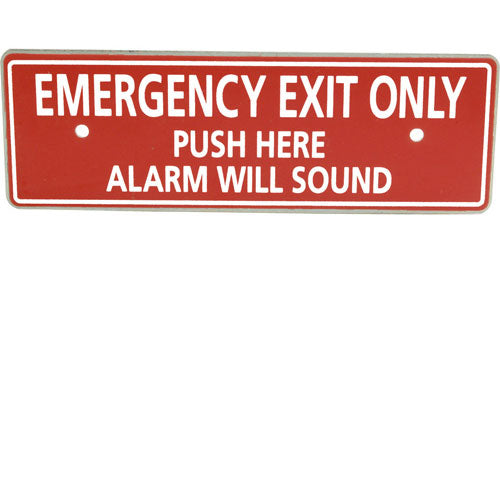 ECL228 Detex - Emergency Exit Paddle Bar Plate