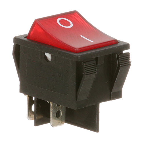 2E-Z10942 Star Mfg - Lighted Rocker Switch Red