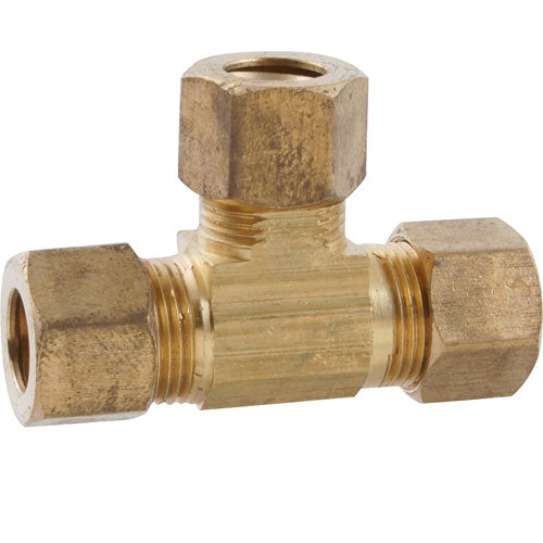 175541 Duke - Brass Compression Tee for Tubing