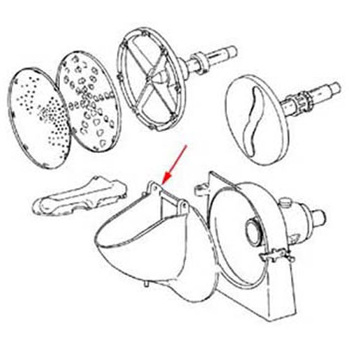 VS99D GE/Hobart - Premium Door Shredder Attachment