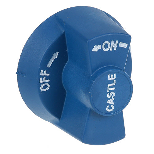 12BL Comstock Castle - Blue Gas Valve Knob Replacement alternate view 1
