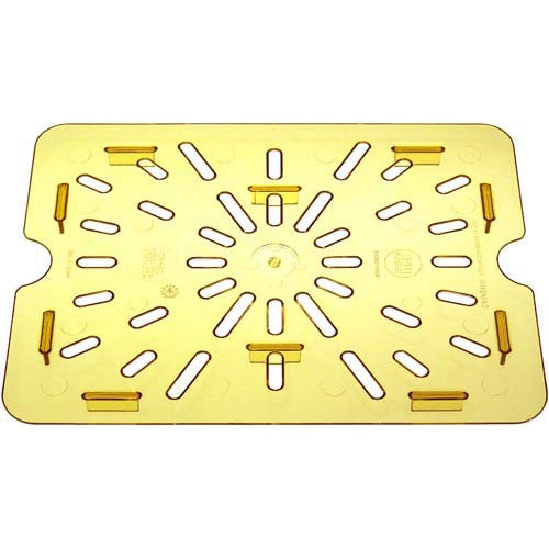 20HPD(150) Cambro - Amber Half-Size Drain Shelf