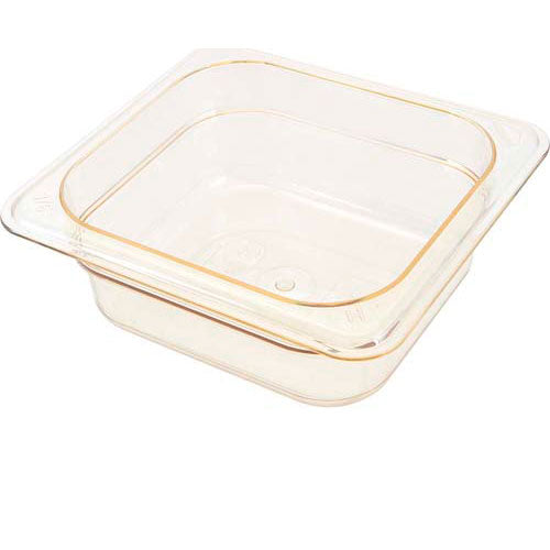 62HP Cambro - Amber Food Pan, 1/6 Size, Durable