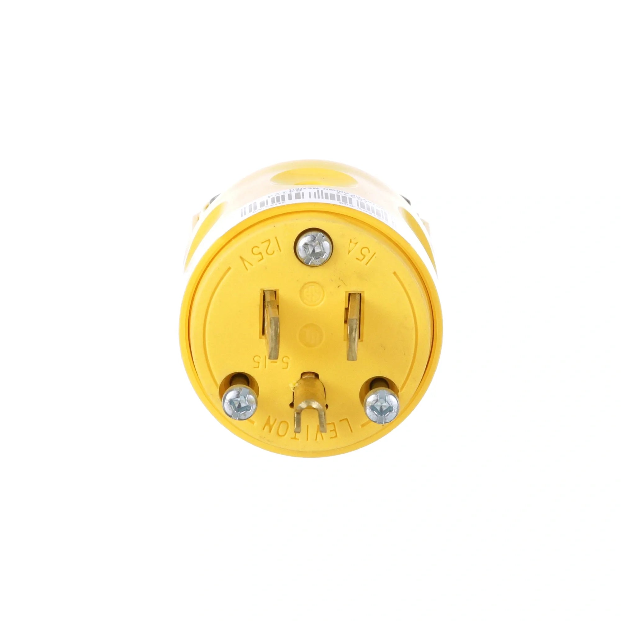 2531203 B2BFSI - Durable Yellow 120V 15A Male Plug alternate view 1