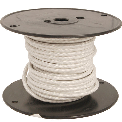 2531352 B2BFSI - Hi-Temp Silicone Wire 10 Ga, White
