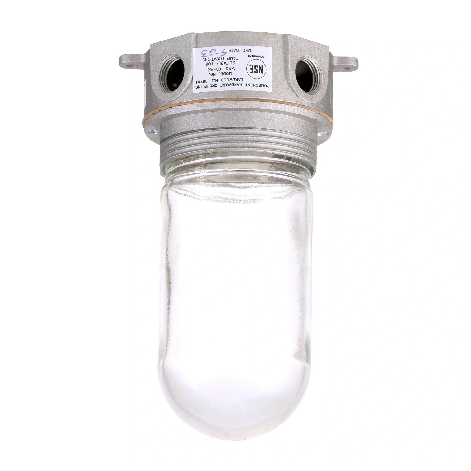 VXS-100-PX Component Hardware - Vapor Proof Light Fixture alternate view 1