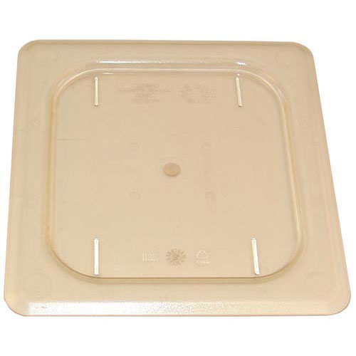 60HPC Cambro - Amber Polycarbonate Flat Lid for Food