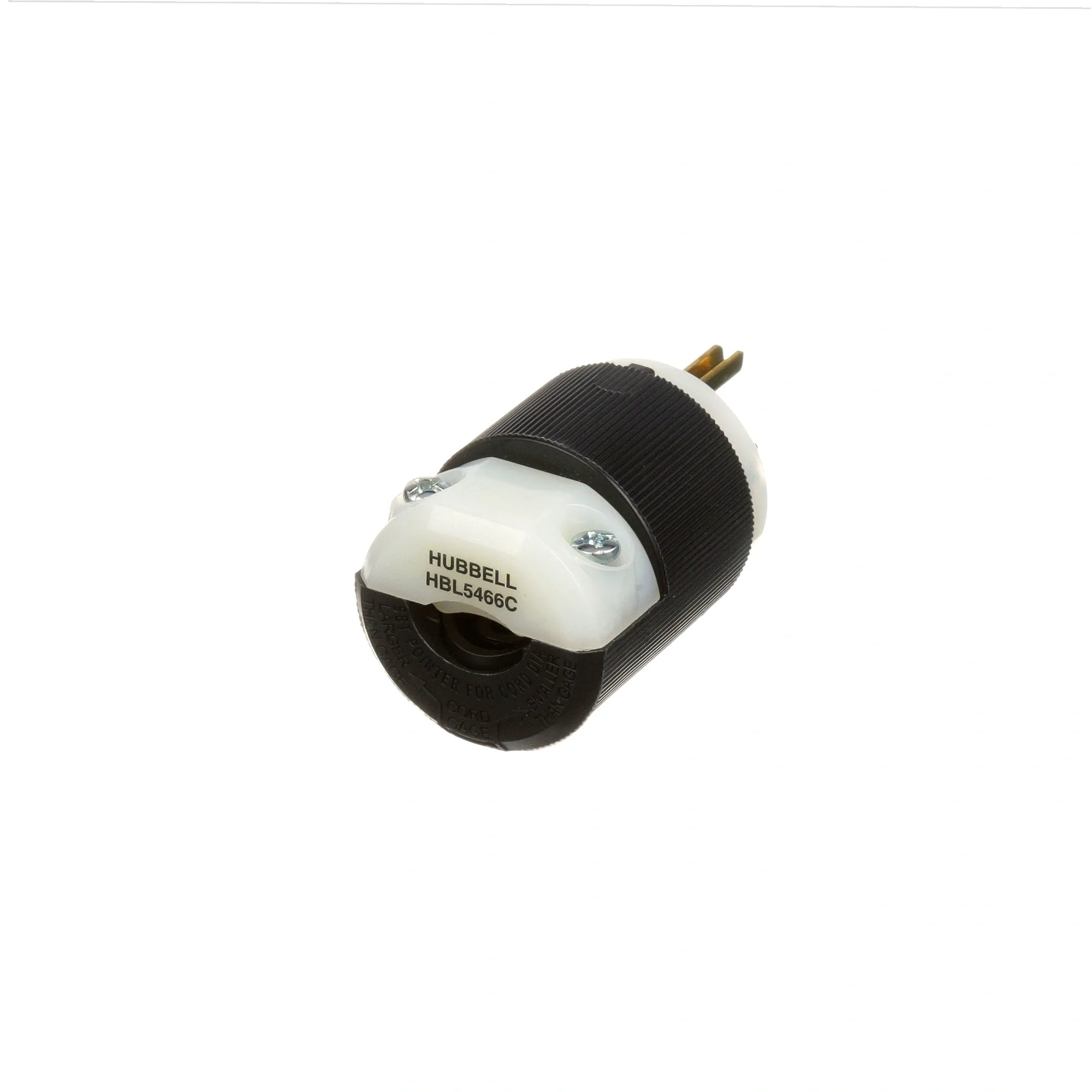 5466C Hubbell - 3-Wire 20A Plug for NEMA 6-20P alternate view 5