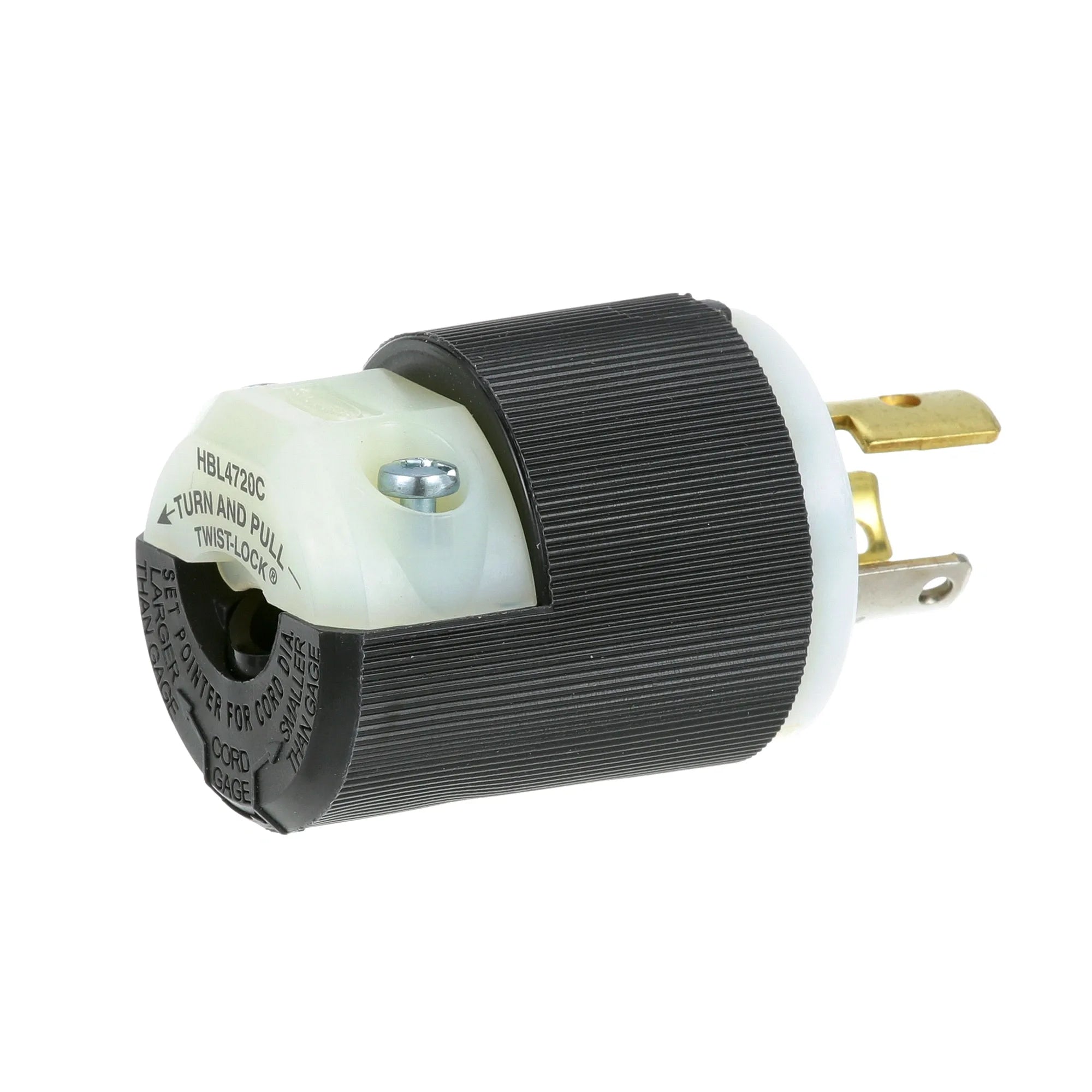 4720C Hubbell - 15A Locking Plug NEMA L5-15P alternate view 4
