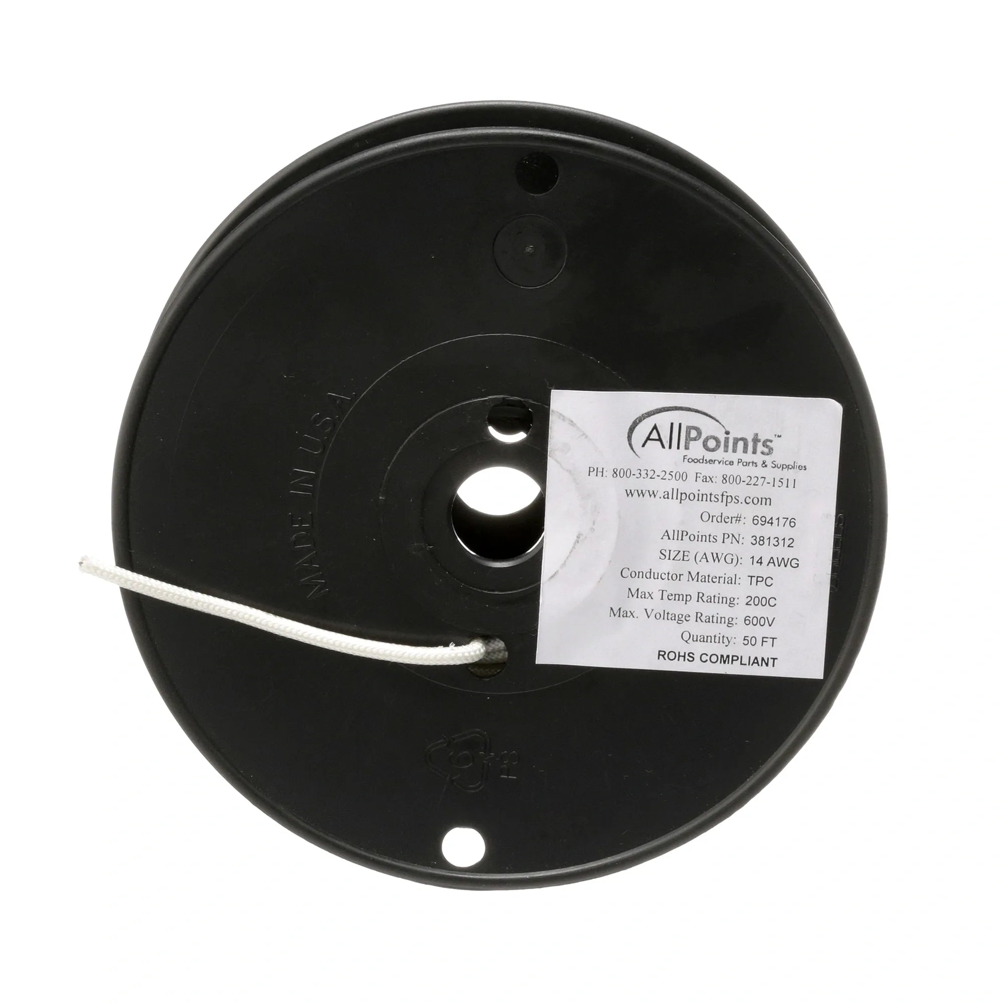 381312 B2BFSI - High Temp Silicone Wire Roll 50 ft #14 alternate view 2