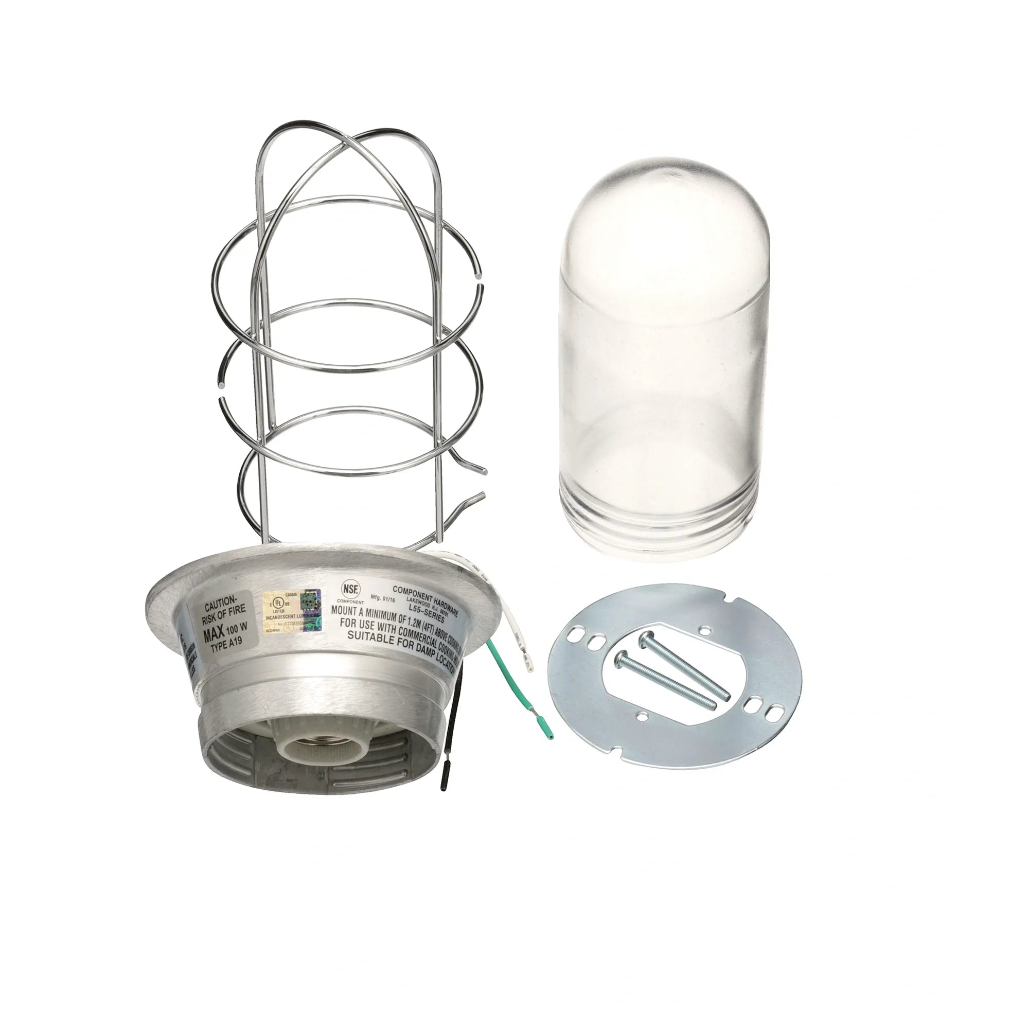 2450-0024-1000 Standard Keil - Round Light Fixture alternate view 1