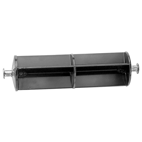38233 B2BFSI - Black Toilet Tissue Roller with Metal Tips
