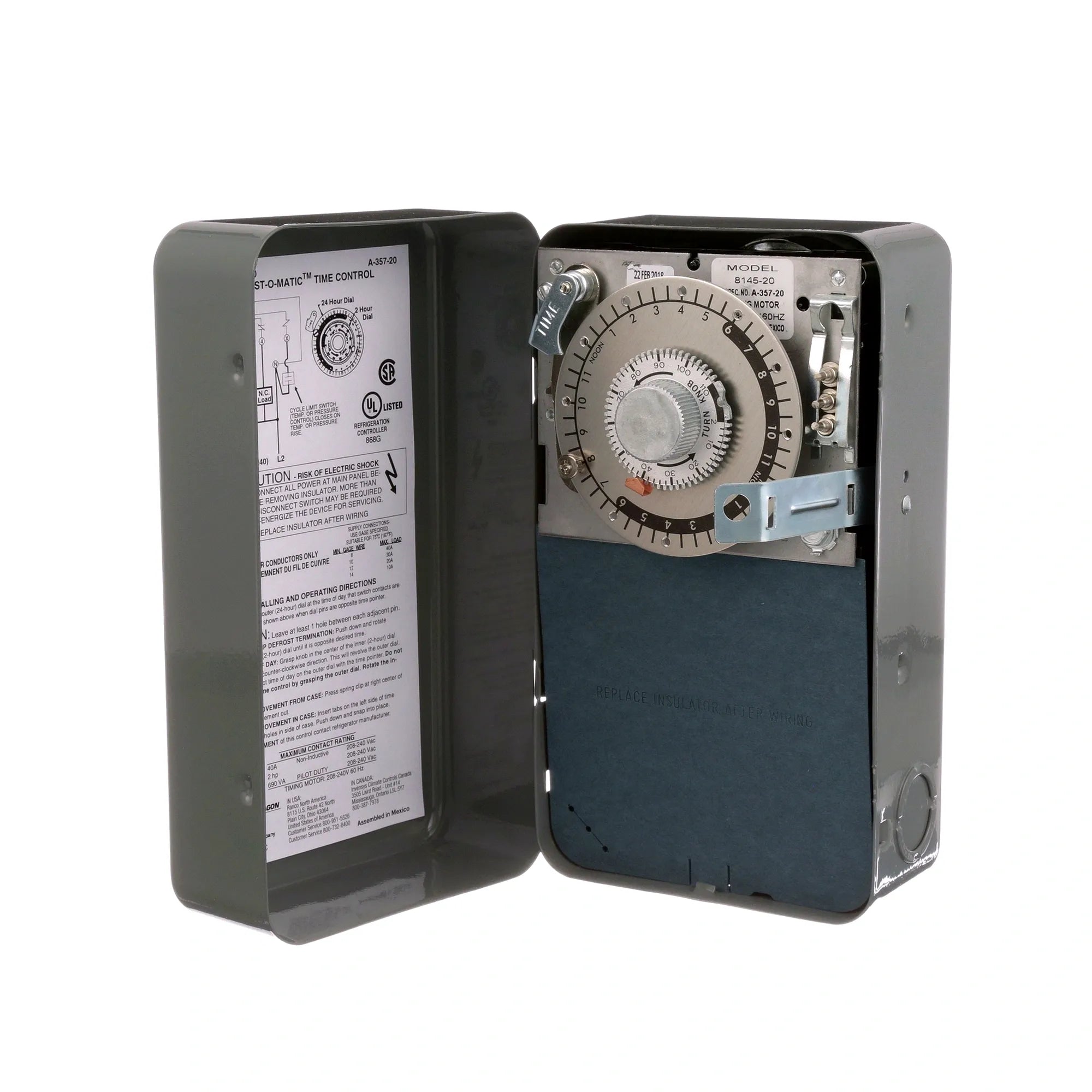 004412 Nor-Lake - Defrost Control Timer for Refrigeration alternate view 1