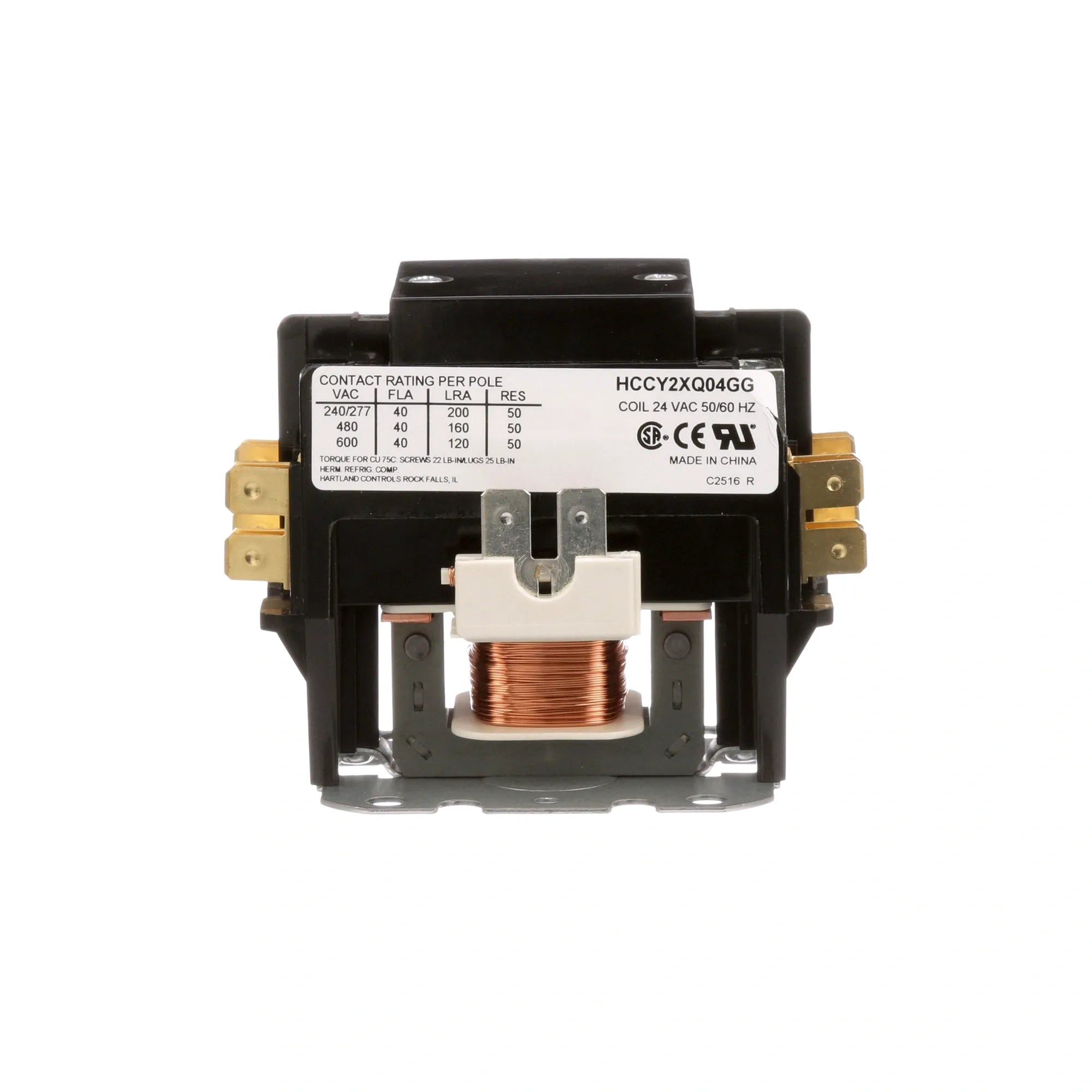 441131 B2BFSI - 2-Pole 40/50A Hartland Contactor alternate view 1
