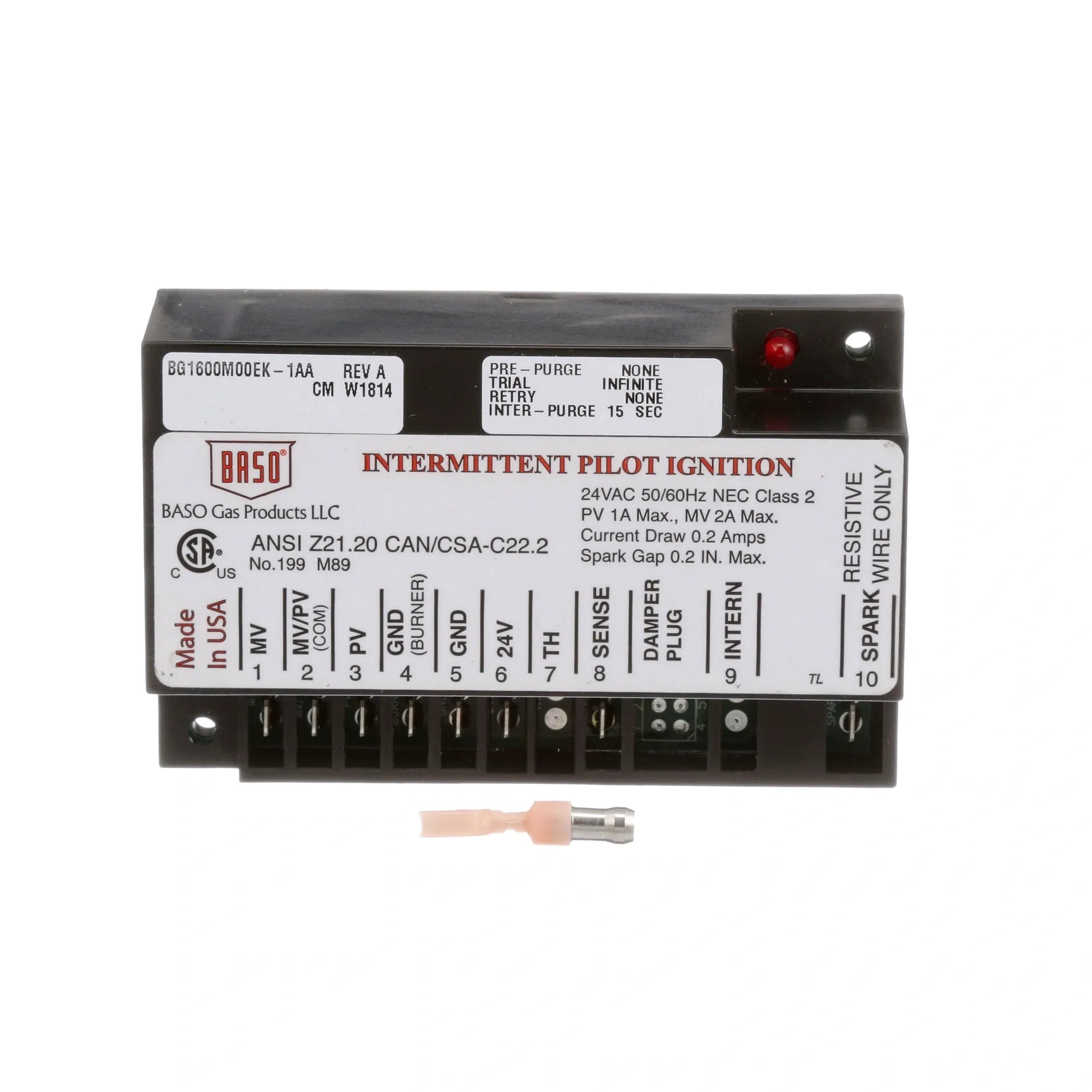 LG80300-04 Lang - Gas Ignition Control Module alternate view 1