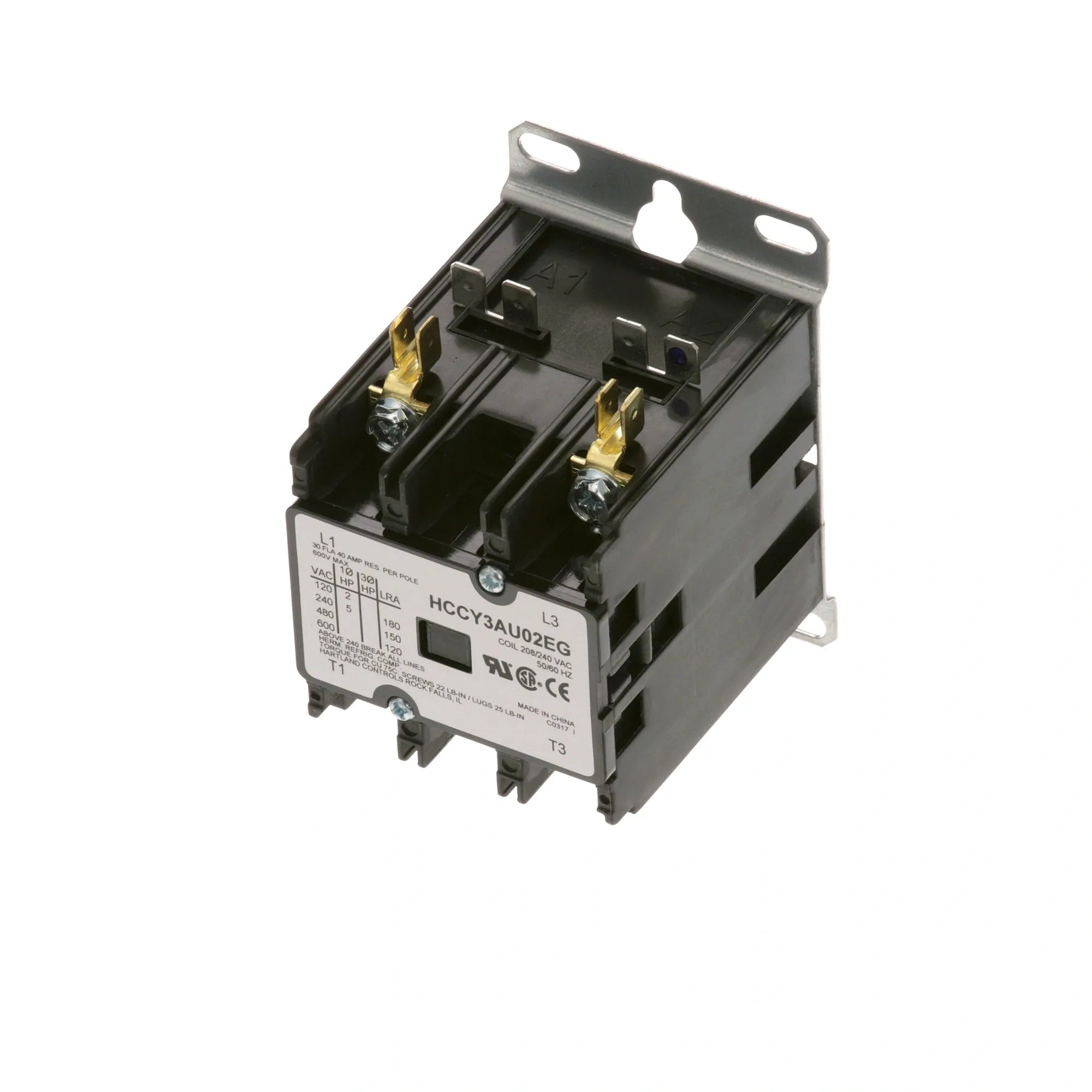 Z009178 Groen - 30A 2-Pole Contactor for 208/240V alternate view 3