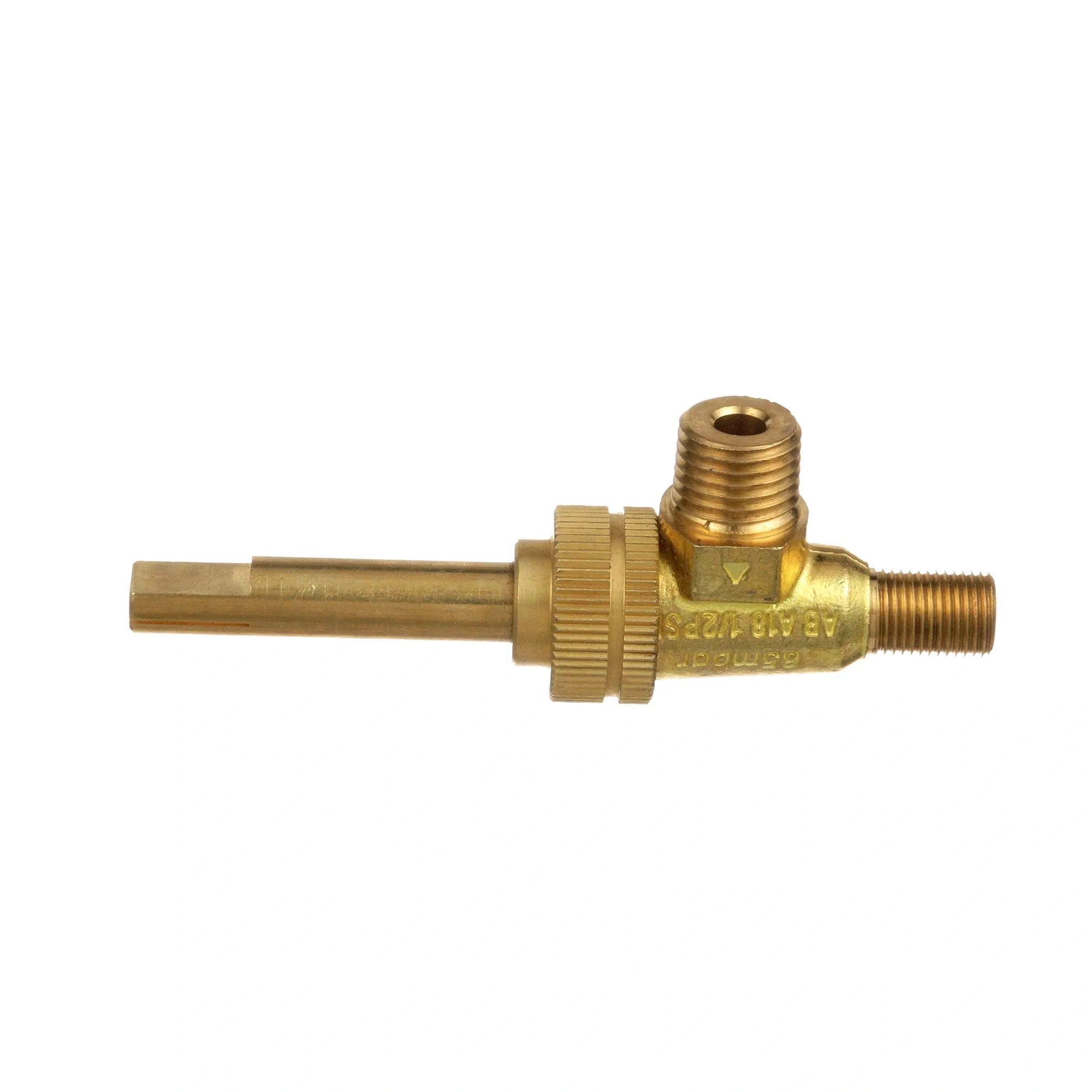 715080 Hobart - 1/4 MPT x 3/8-27 Valve for Ranges alternate view 1