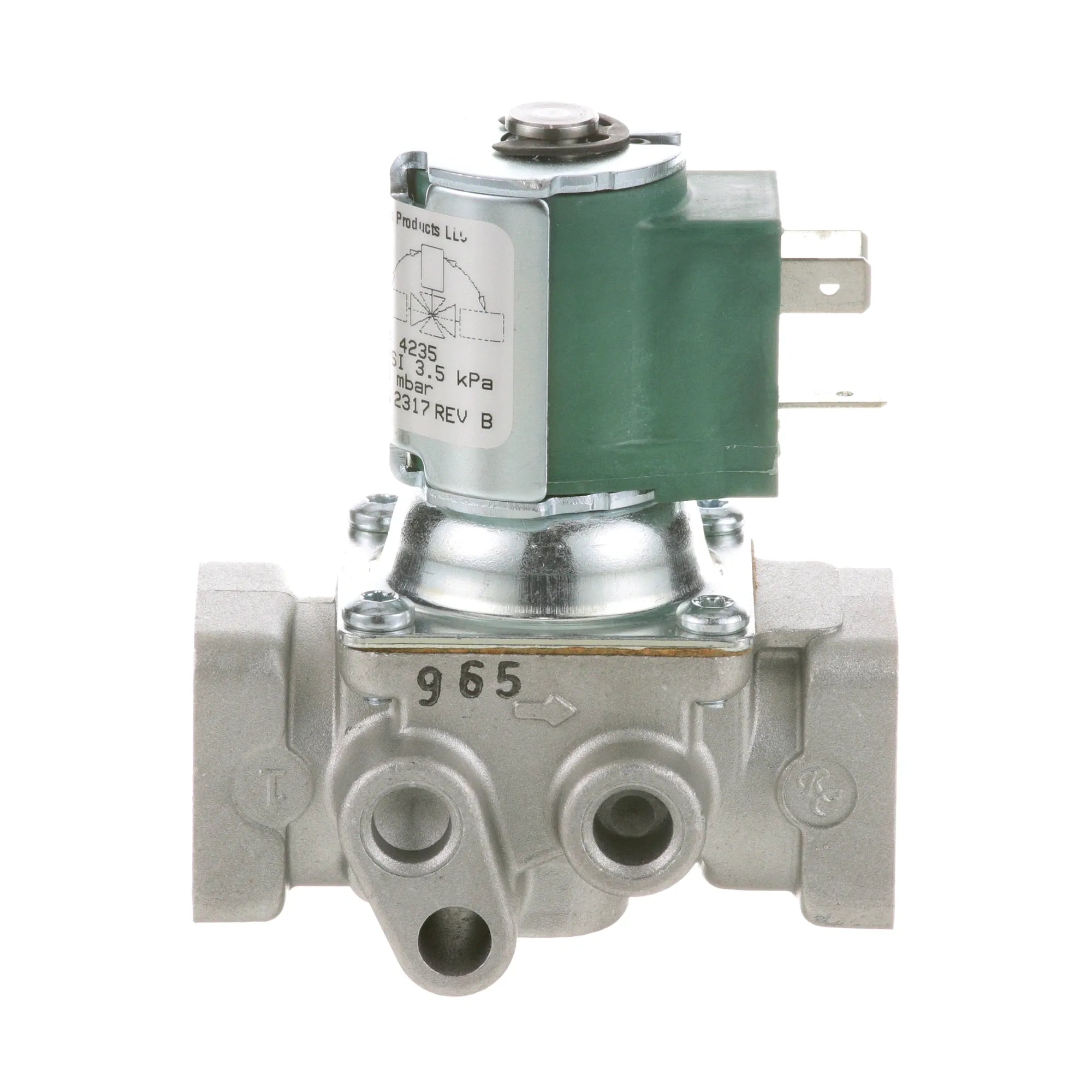 LG2V-80502-03 Lang - Solenoid Valve for Imperial Ovens alternate view 1