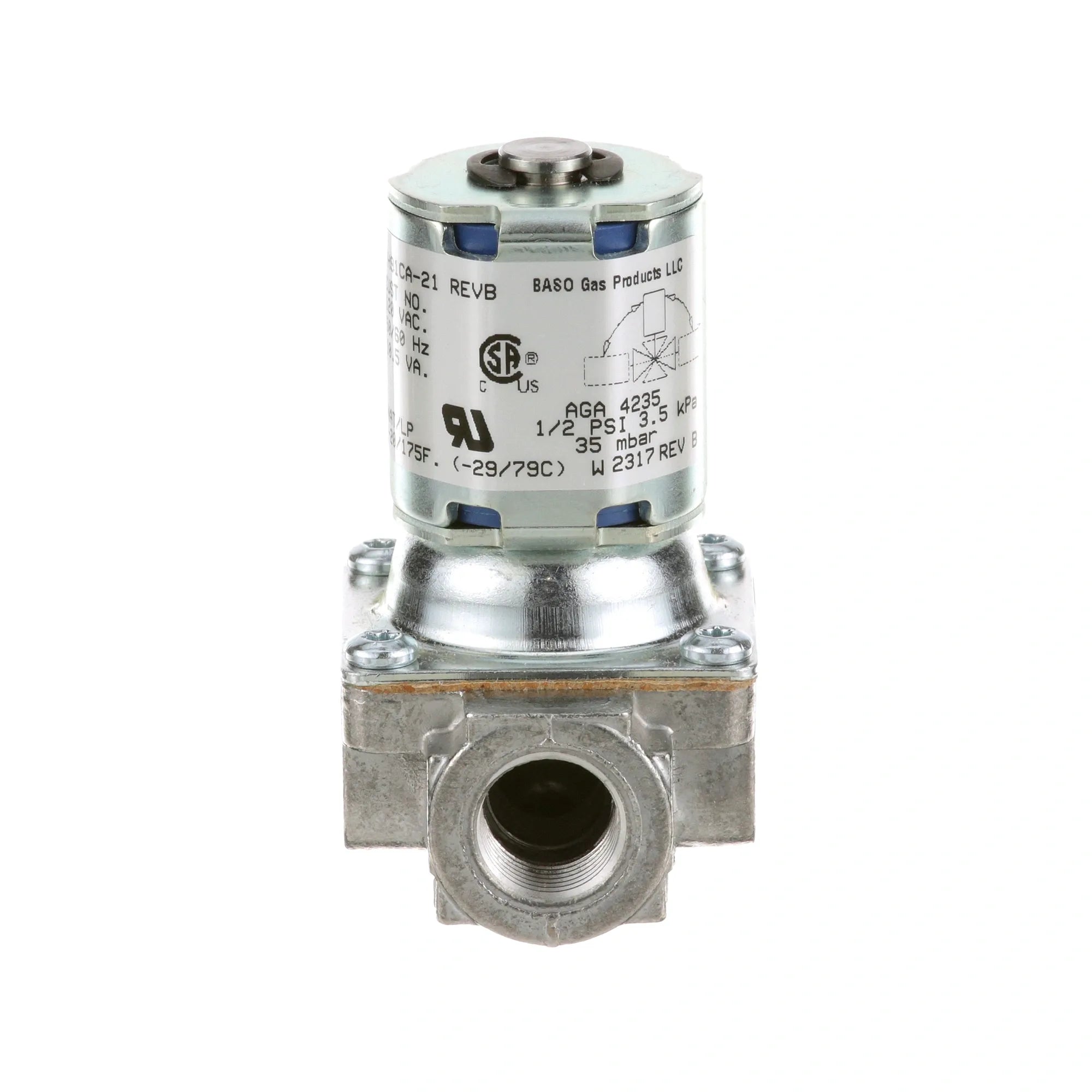 153111 Duke - 120V Gas Solenoid Valve for Ovens alternate view 1