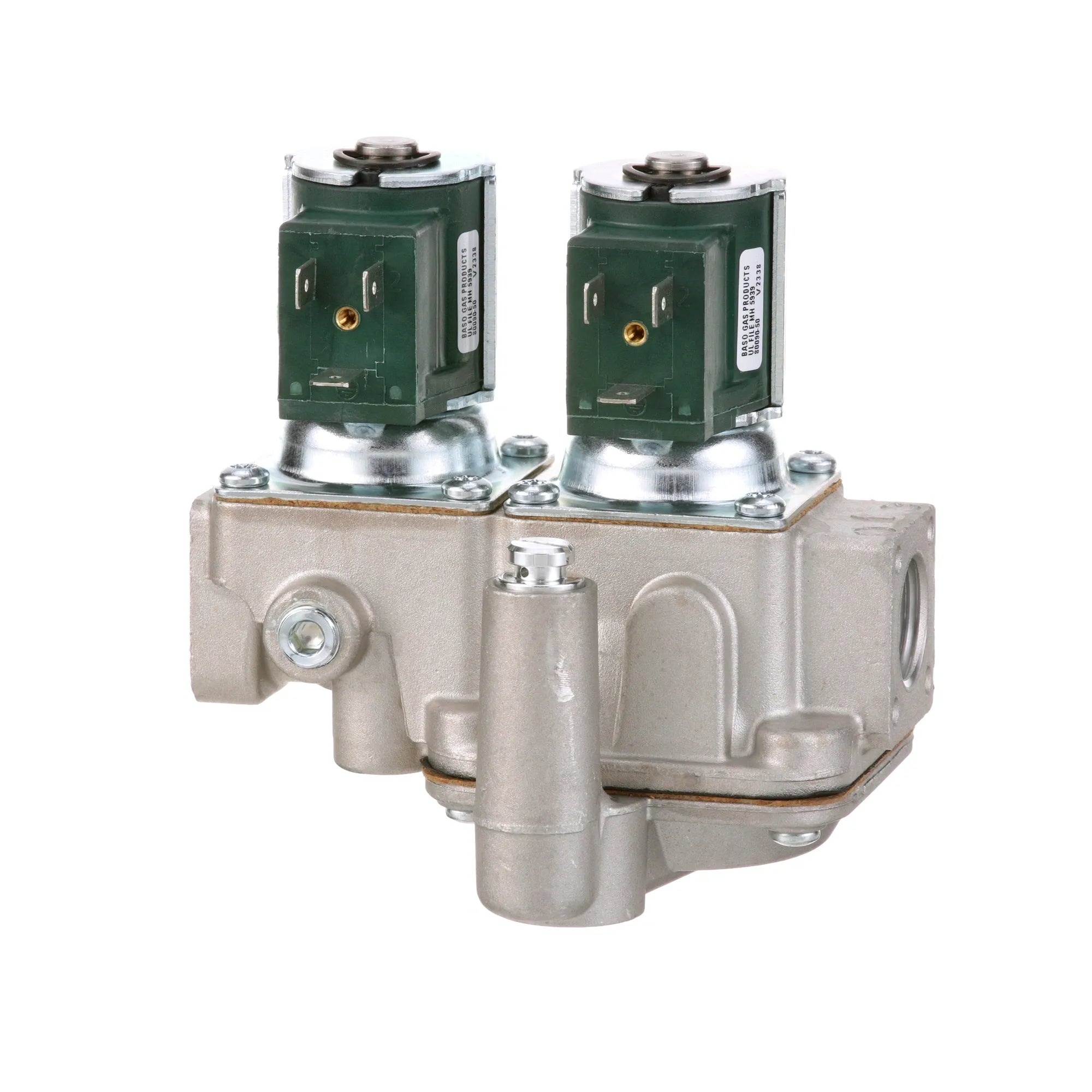 128412 Groen - Dual Solenoid Gas Valve 1/2