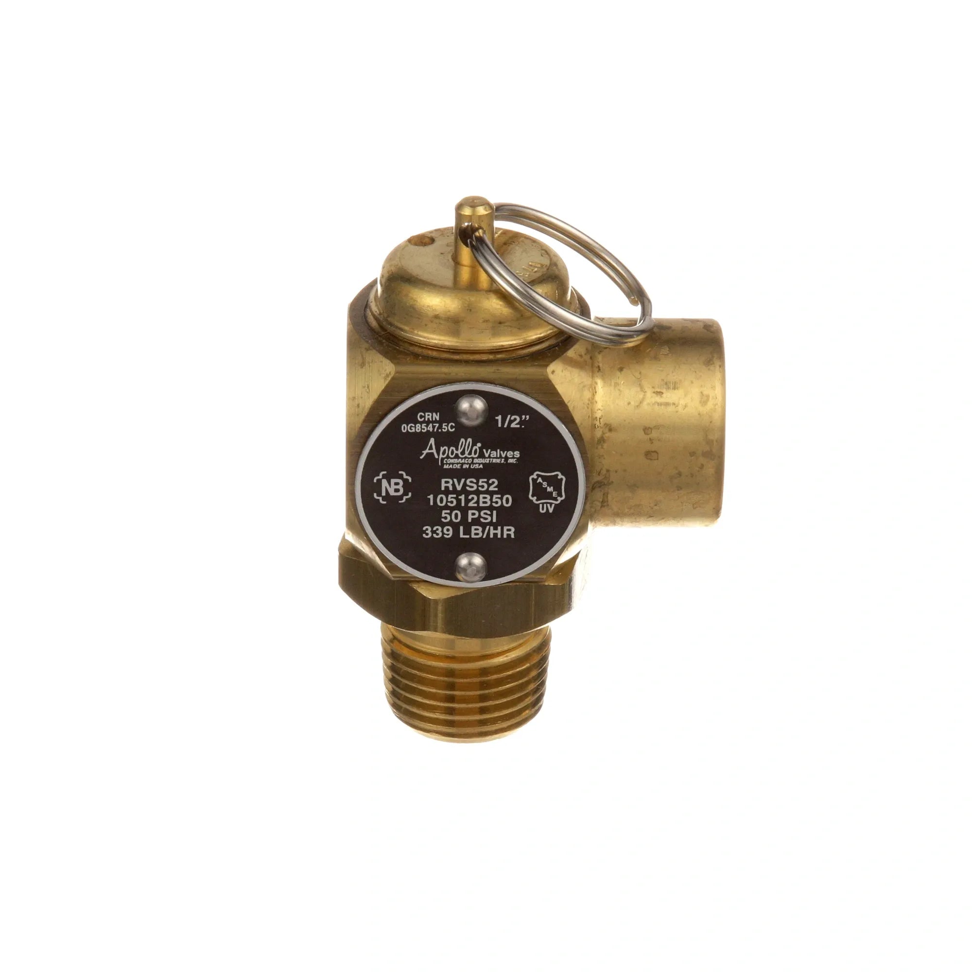 00-855968-00001 Hobart - Brass Steam Safety Valve alternate view 1