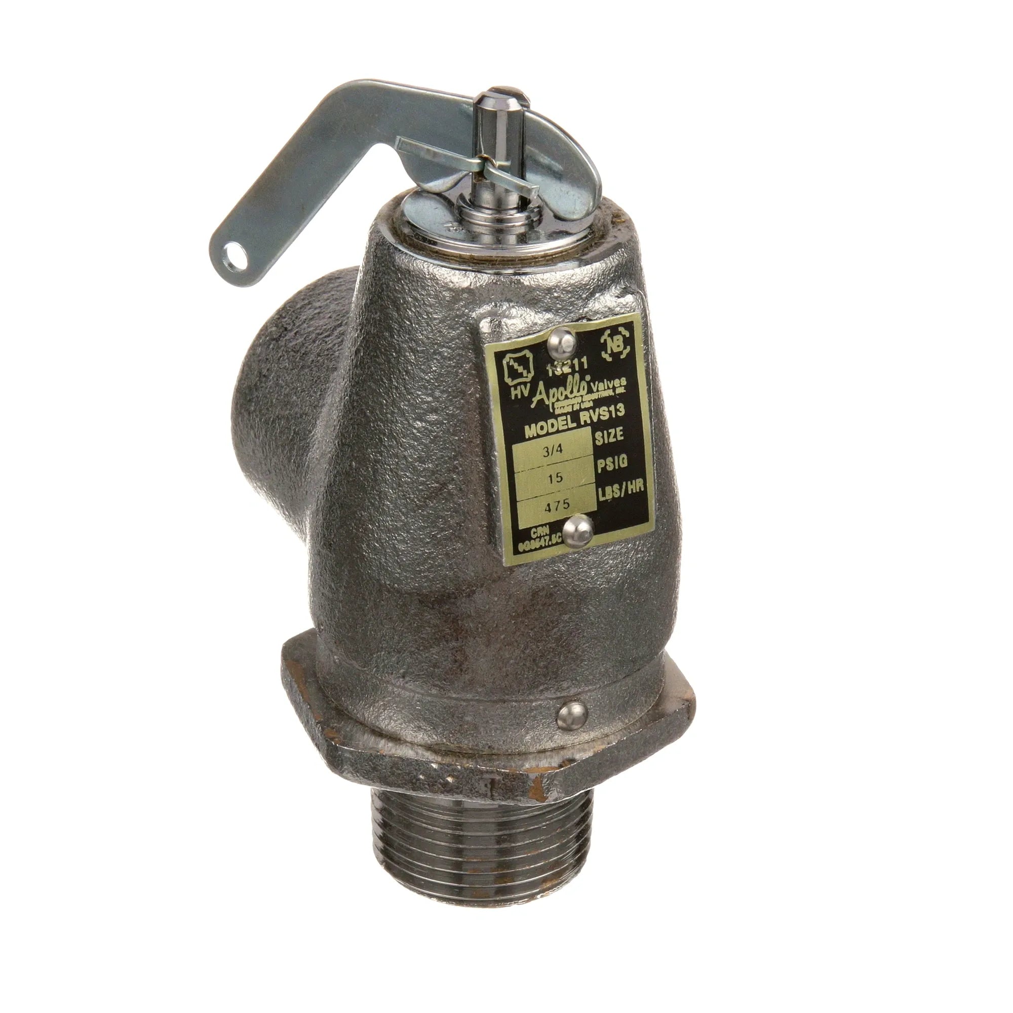 008639 Groen - Steam Safety Valve 3/4