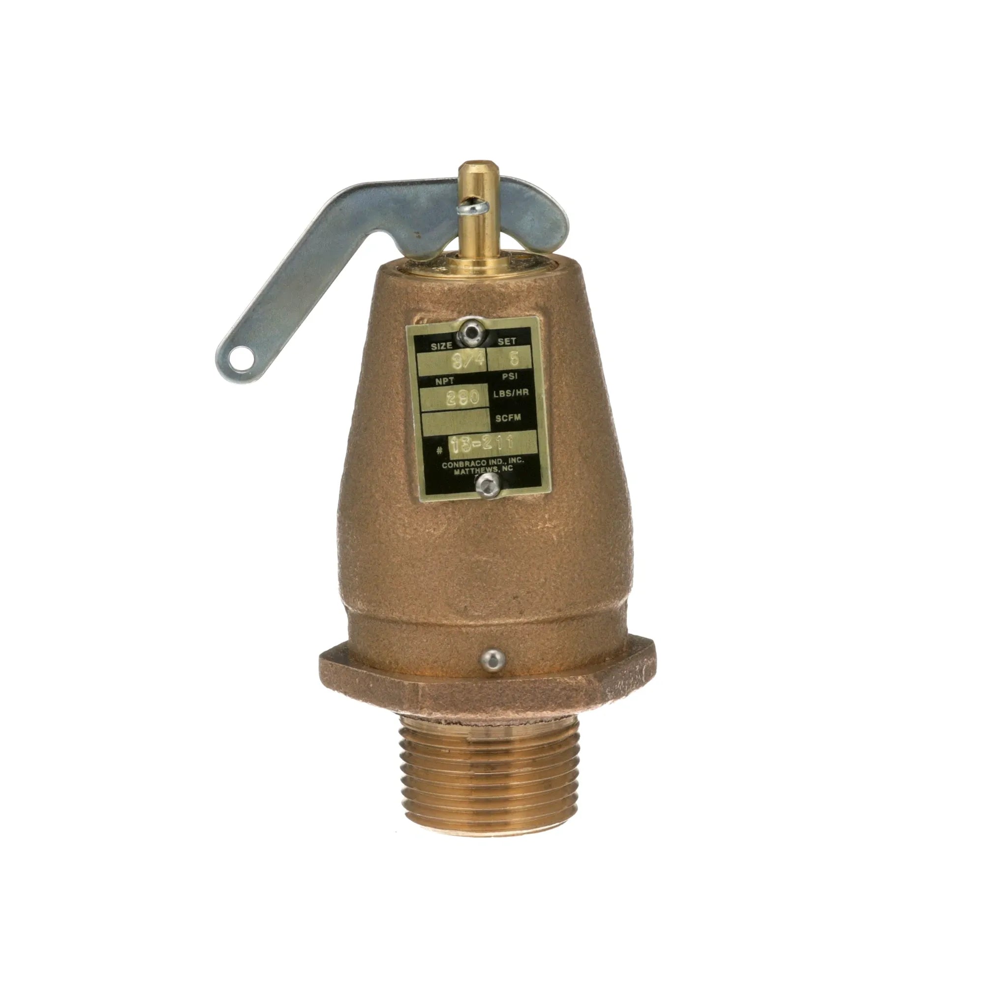 00-855606-00001 Hobart - Brass Steam Pressure Relief Valve alternate view 1