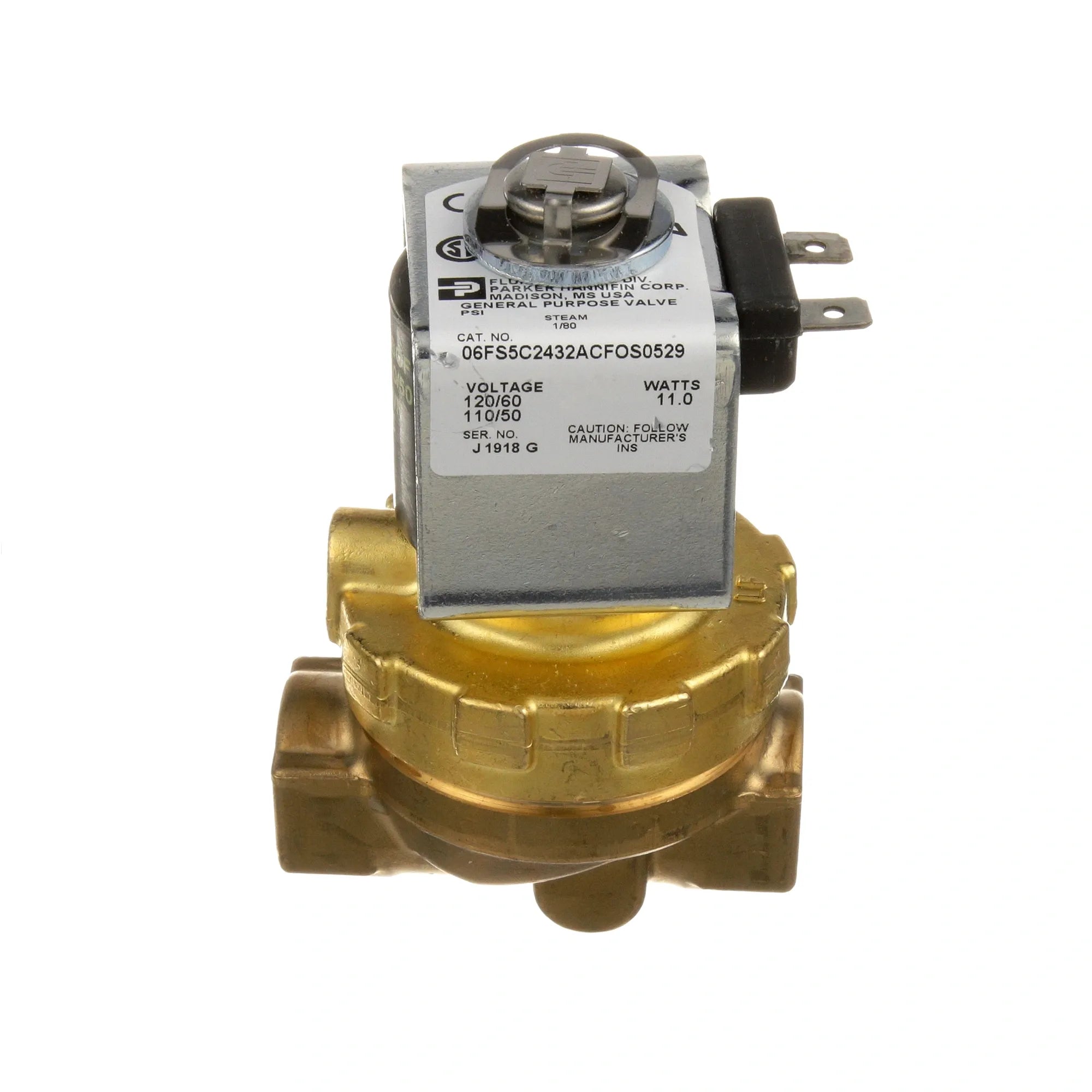 06FS5C2432ACF0S0529 Parker Hannifin - Steam Solenoid Valve alternate view 1