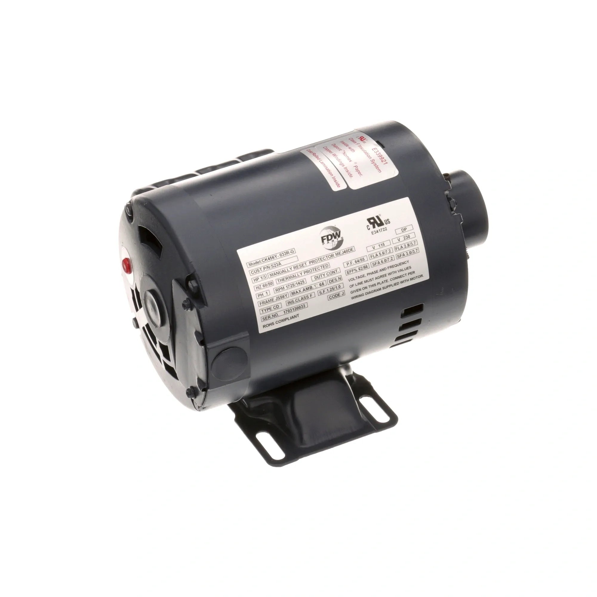 10883 Broaster - Fryer Filter Motor Replacement Part alternate view 5