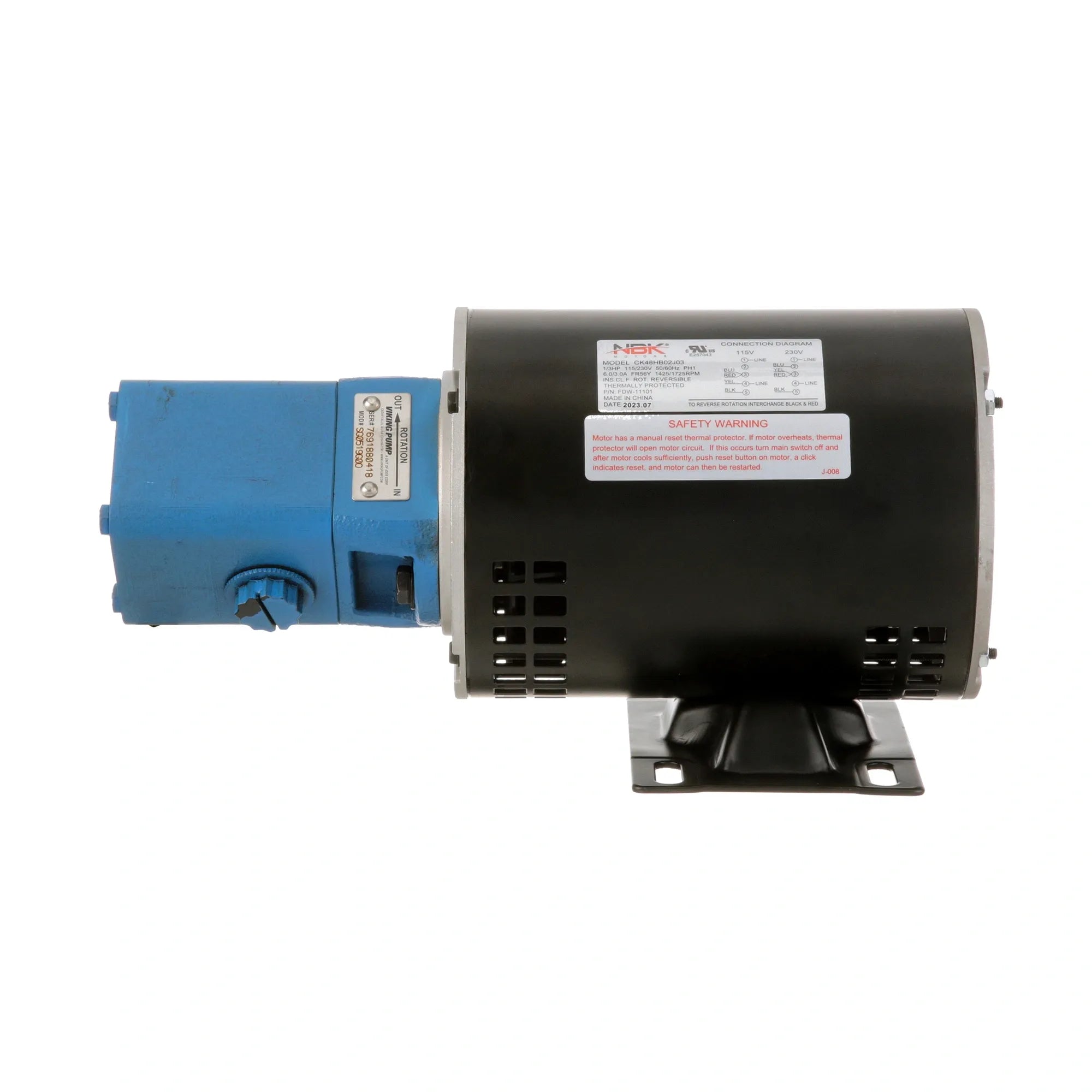 60143501-C Magikitch'N - Pump Motor Assembly for Fryers alternate view 1