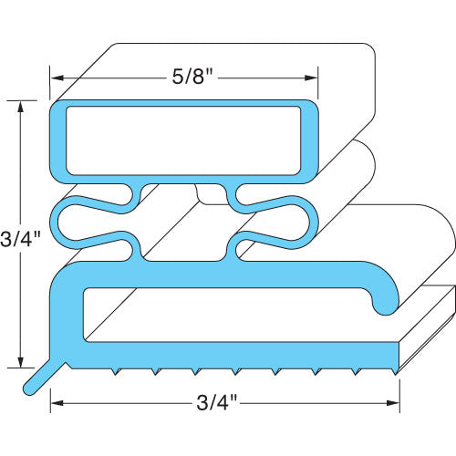 741098 B2BFSI - Magnetic Door Gasket 8ft Replacement