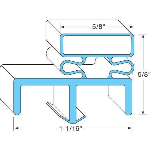 37453 Nor-Lake - Durable Door Gasket for Commercial Use