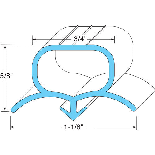 10310-01 Silver King - Durable Hopper Gasket Replacement