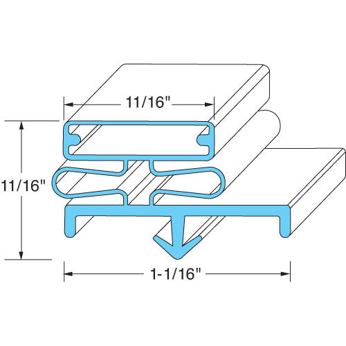 06001304 Glass Pro - Quality Door Gasket Replacement