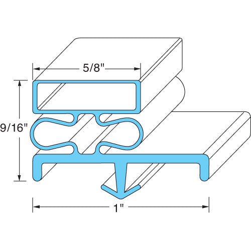 544802565 Kolpak - Premium Door Gasket 36x77-13/16