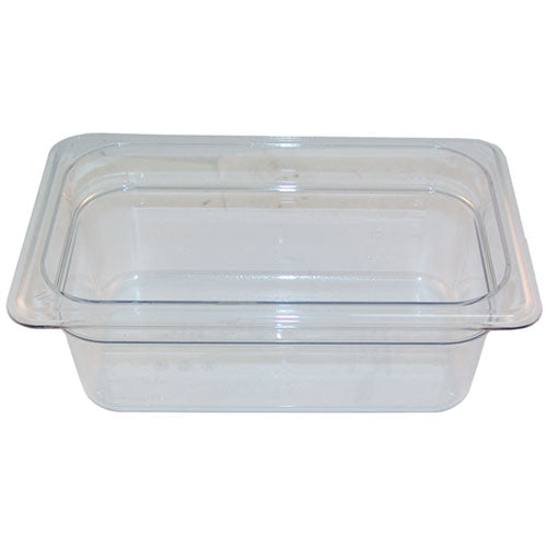 44CW-135 Cambro - Clear Polycarbonate Food Pan 1/4 Size